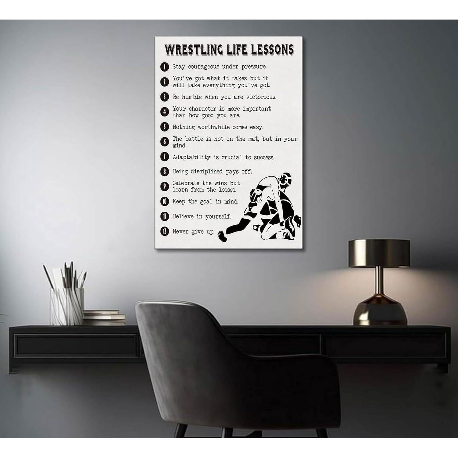 Arte de Pared Motivacional Lienzo 30x40cm Citas Inspiracionales