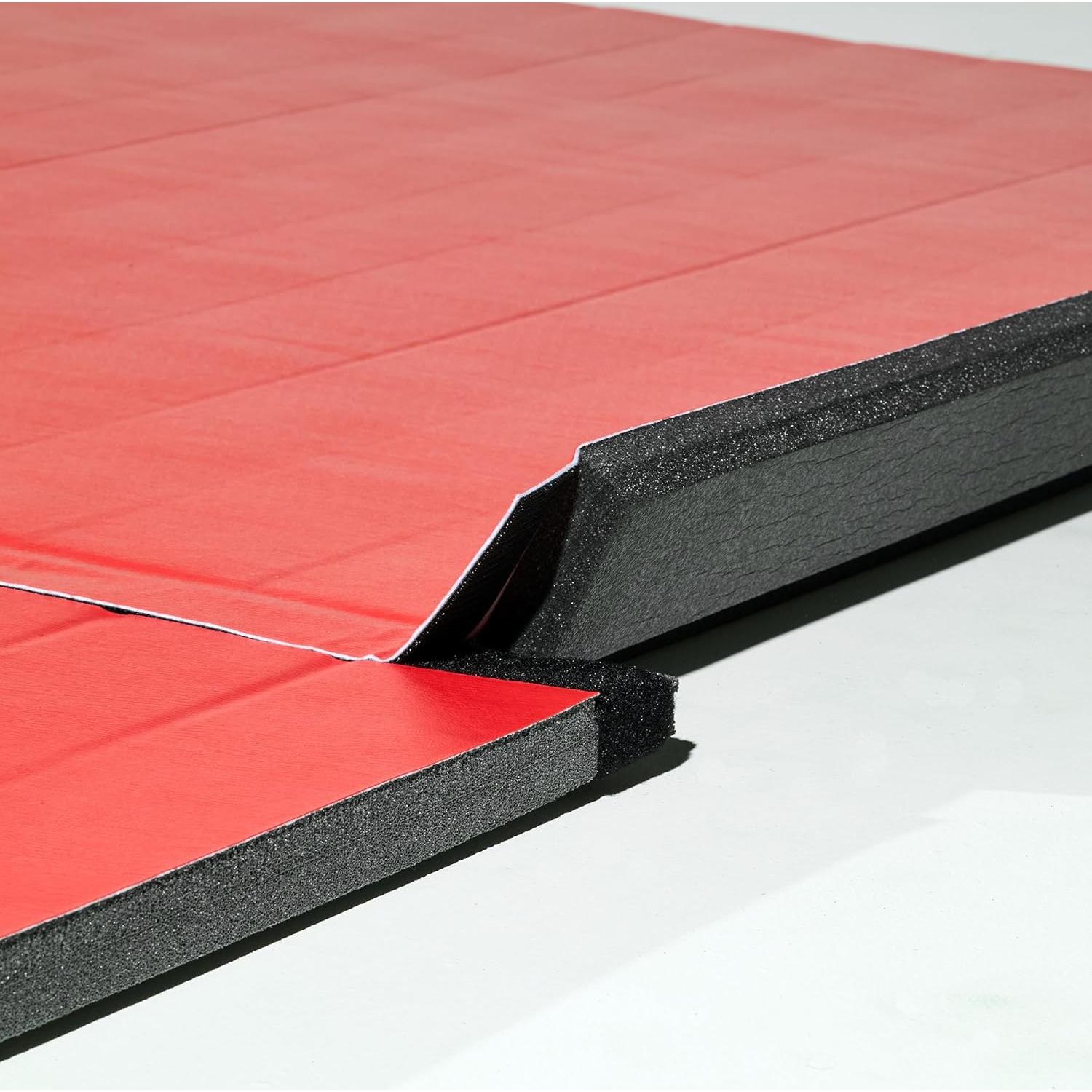 Alfombra de Lucha Dollamur 3x1.5m Rojo FLEXI-Connect