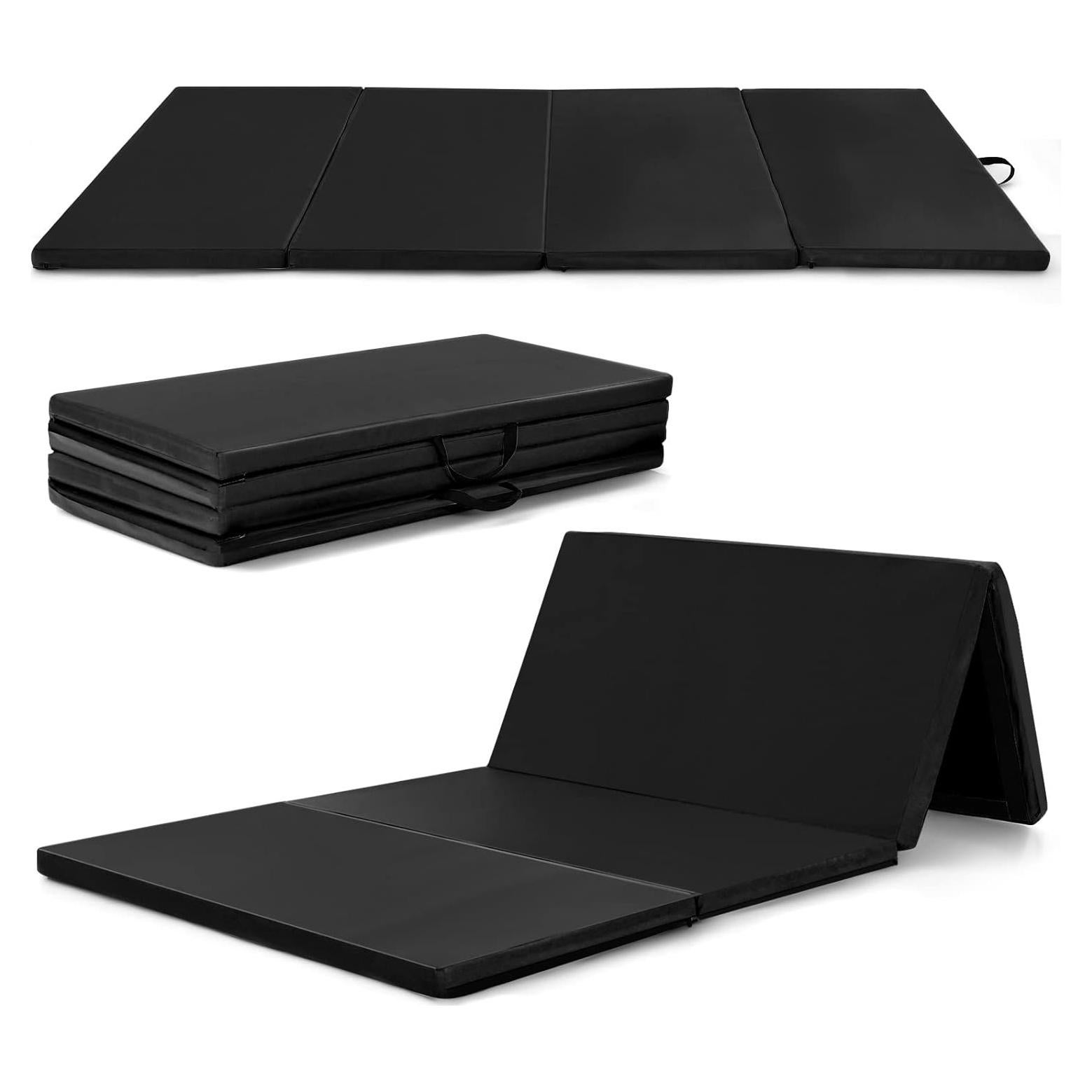 Colchoneta de Gimnasia GYMAX 1.22x2.44m Plegable Impermeable