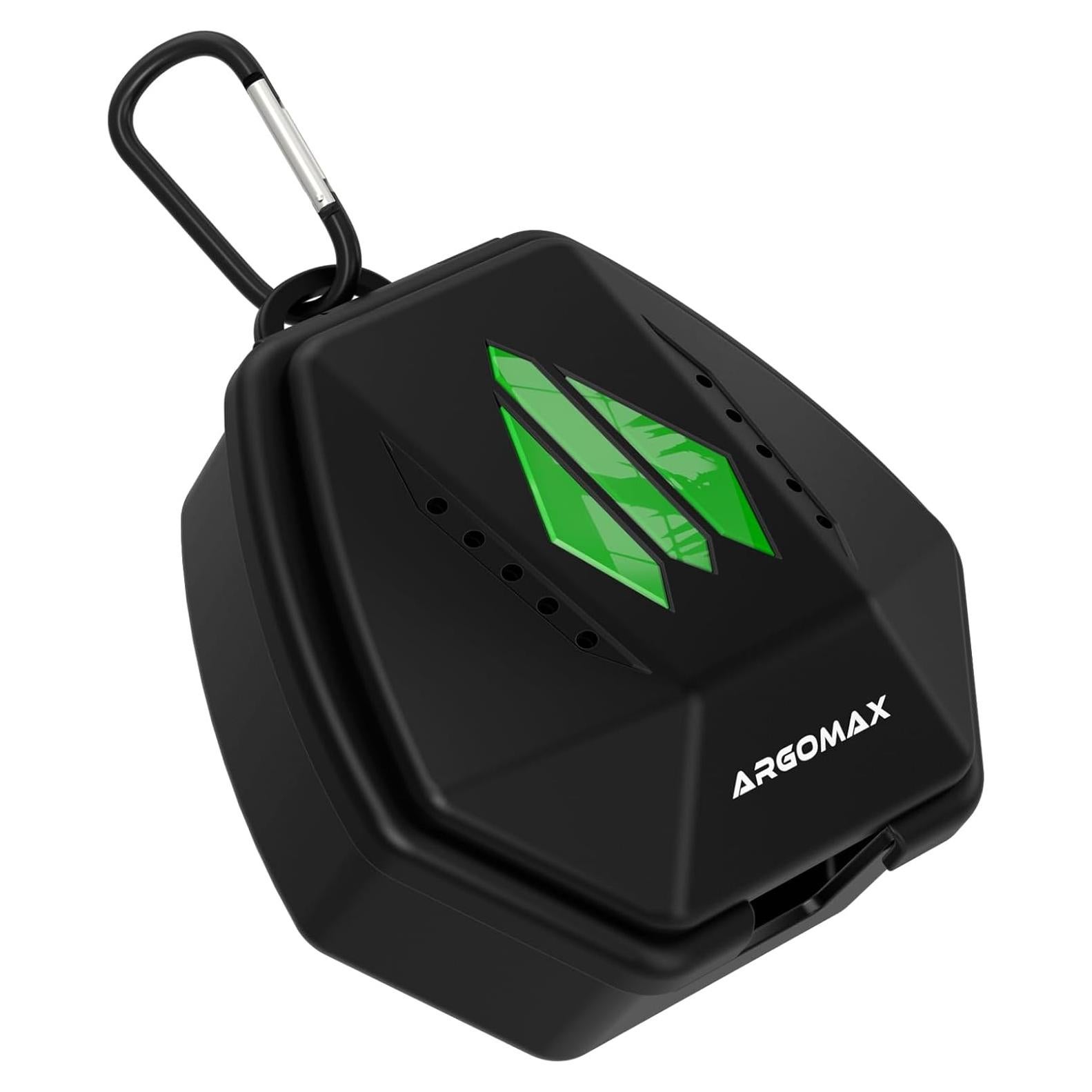 Funda para Protector Bucal Deportivo ARGOMAX Negro y Verde