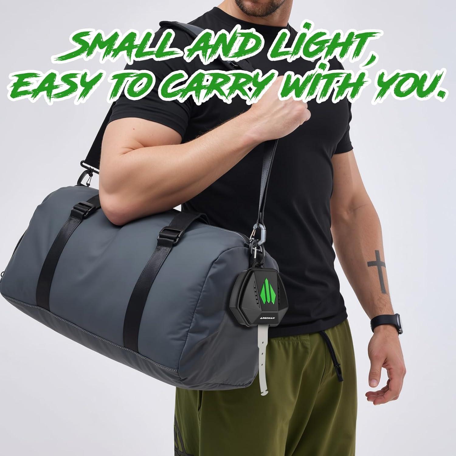 Funda para Protector Bucal Deportivo ARGOMAX Negro y Verde