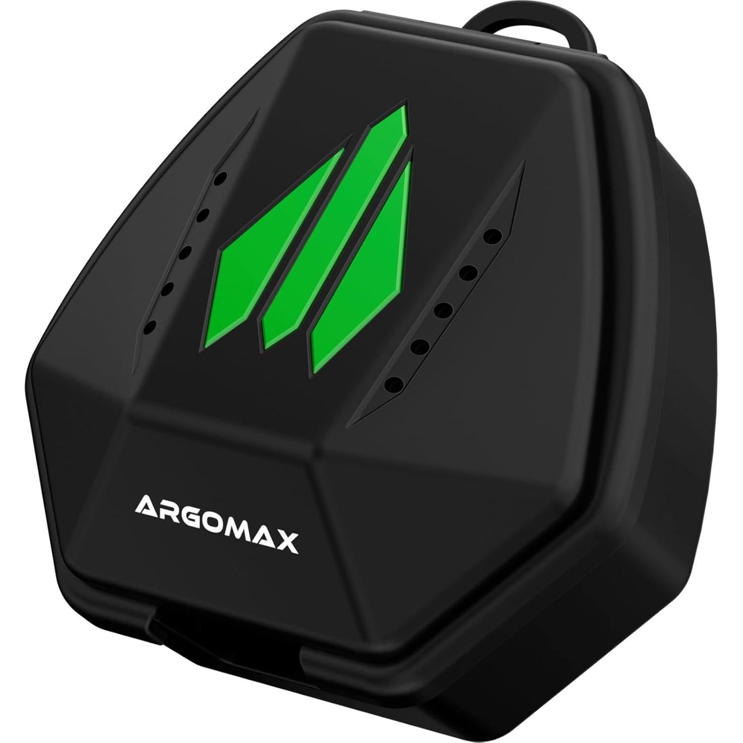 Funda para Protector Bucal Deportivo ARGOMAX Negro y Verde