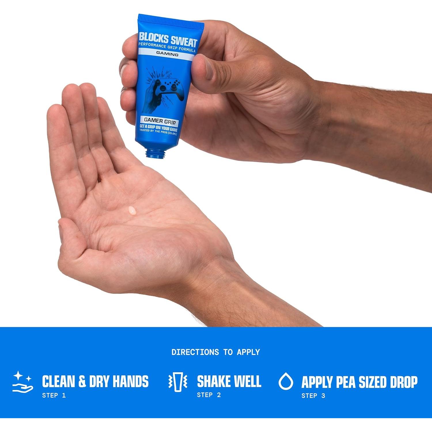 Gamer Grip 3-Pack - Crema Antideslizante para Manos Secas