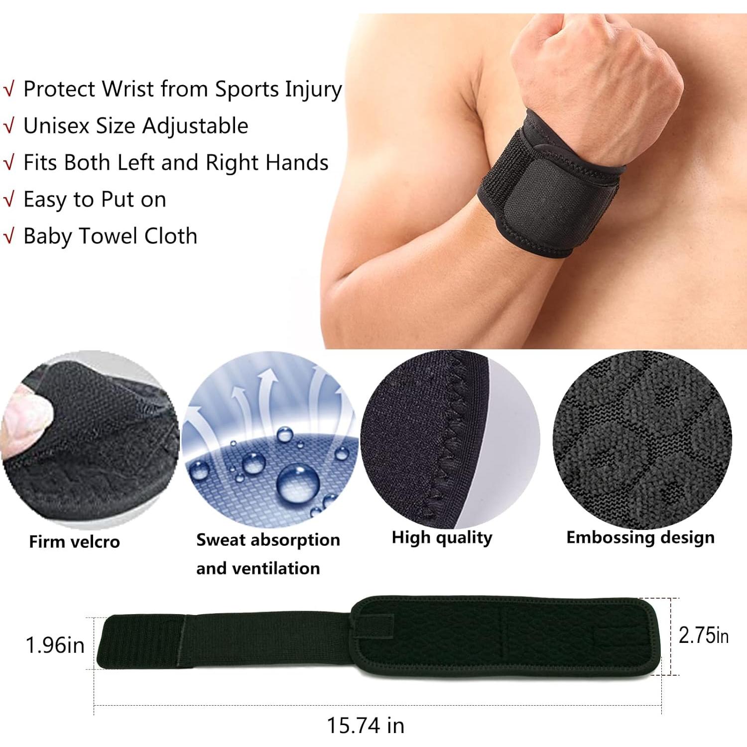 Férula de Muñeca AMYONE 2 Pack Ajustable para Alivio Dolor