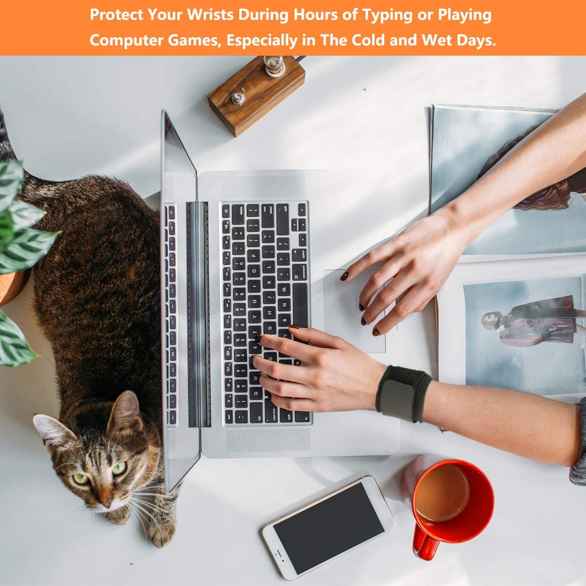 Férula de Muñeca AMYONE 2 Pack Ajustable para Alivio Dolor