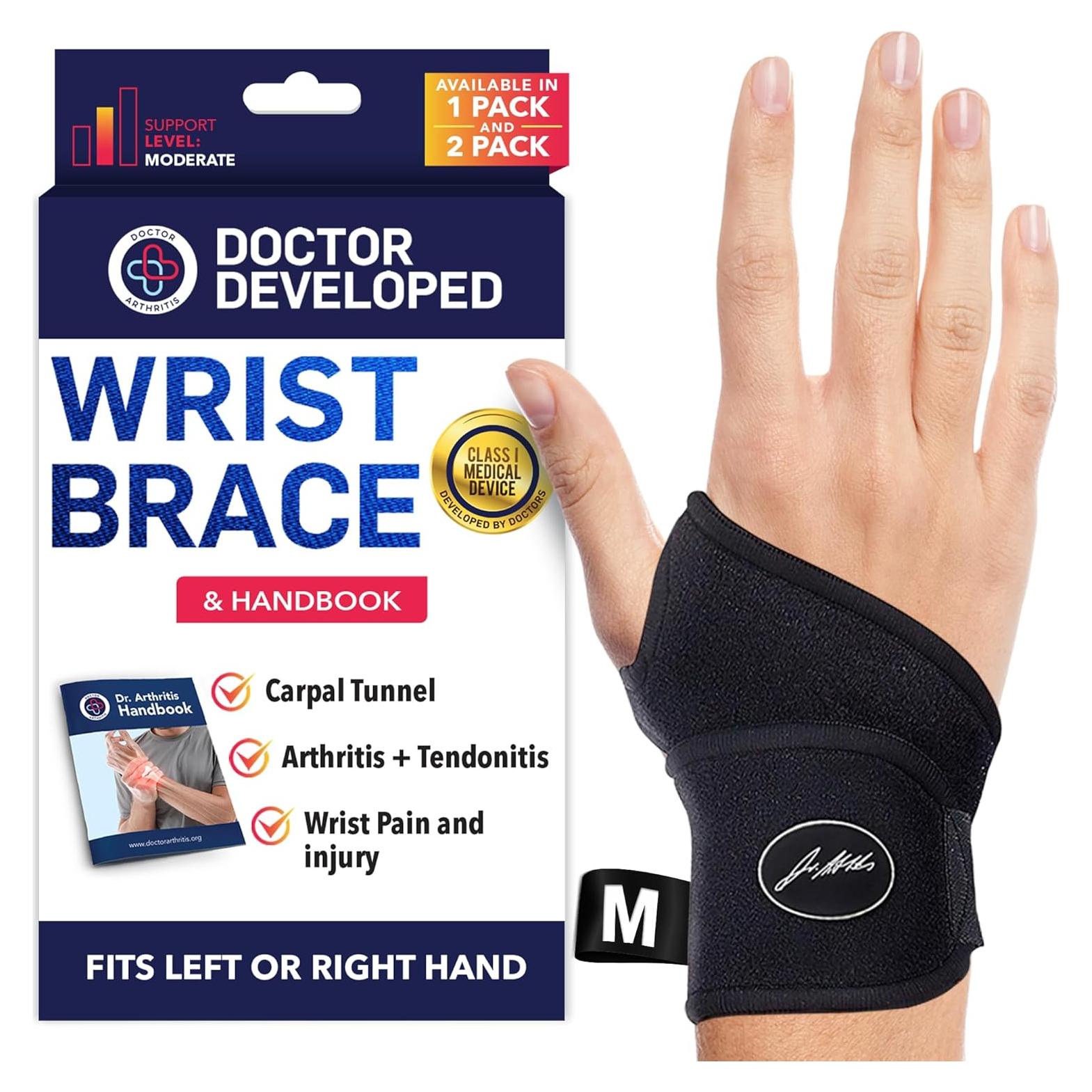 Férula de Muñeca Dr. Arthritis Mediana para Síndrome del Túnel Carpiano