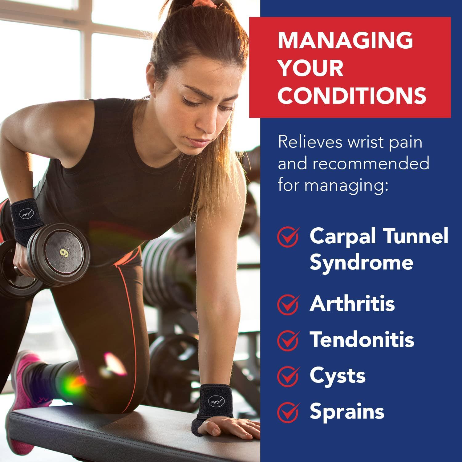 Férula de Muñeca Dr. Arthritis Mediana para Síndrome del Túnel Carpiano