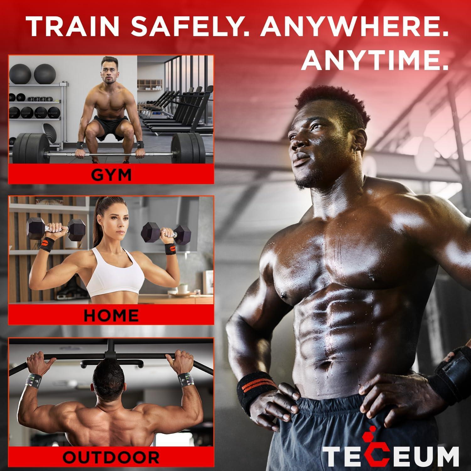 Muñequera de Levantamiento TECEUM 18" (45.72 cm) Negra