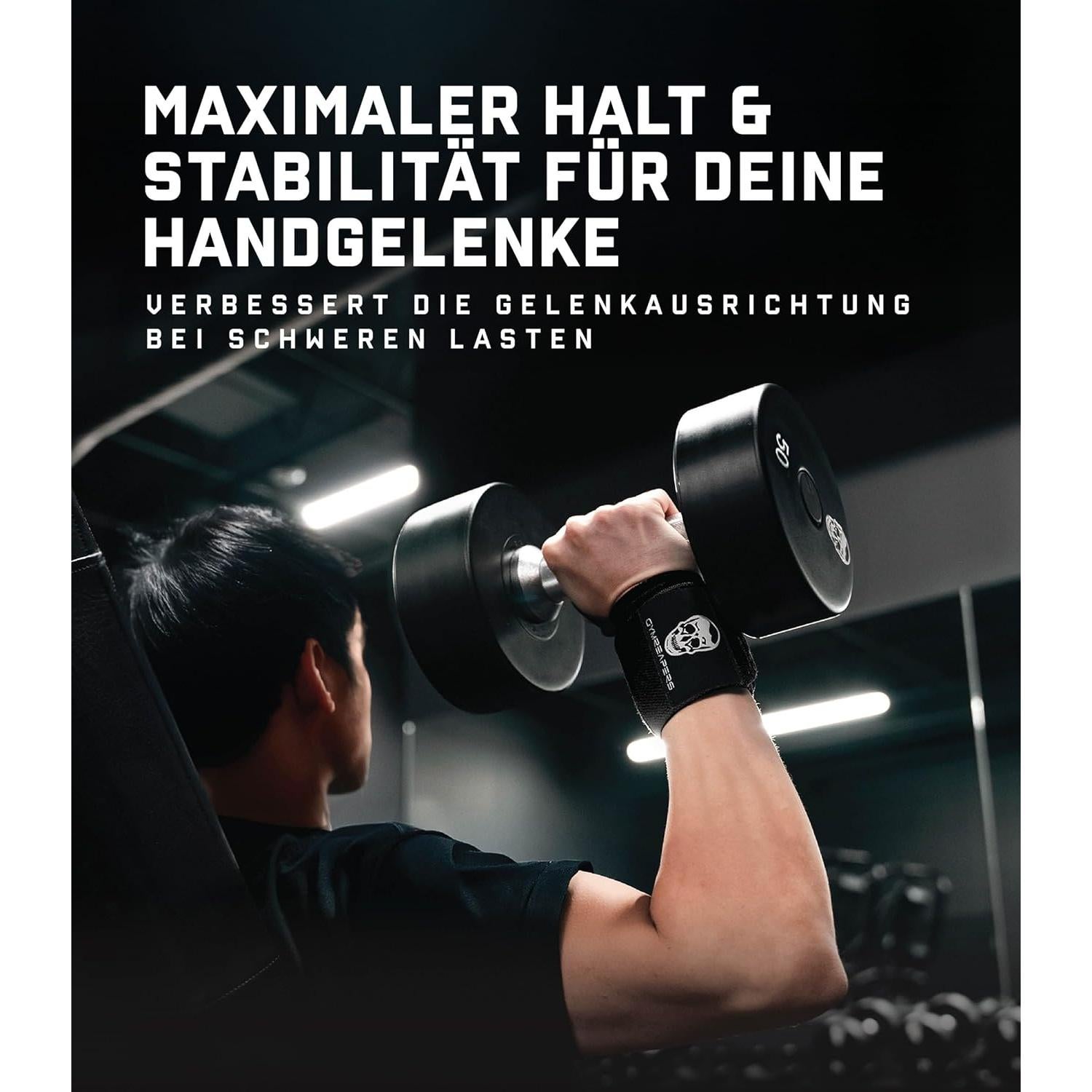 Muñequera de Levantamiento de Pesas Gymreapers 45.72 cm IPF