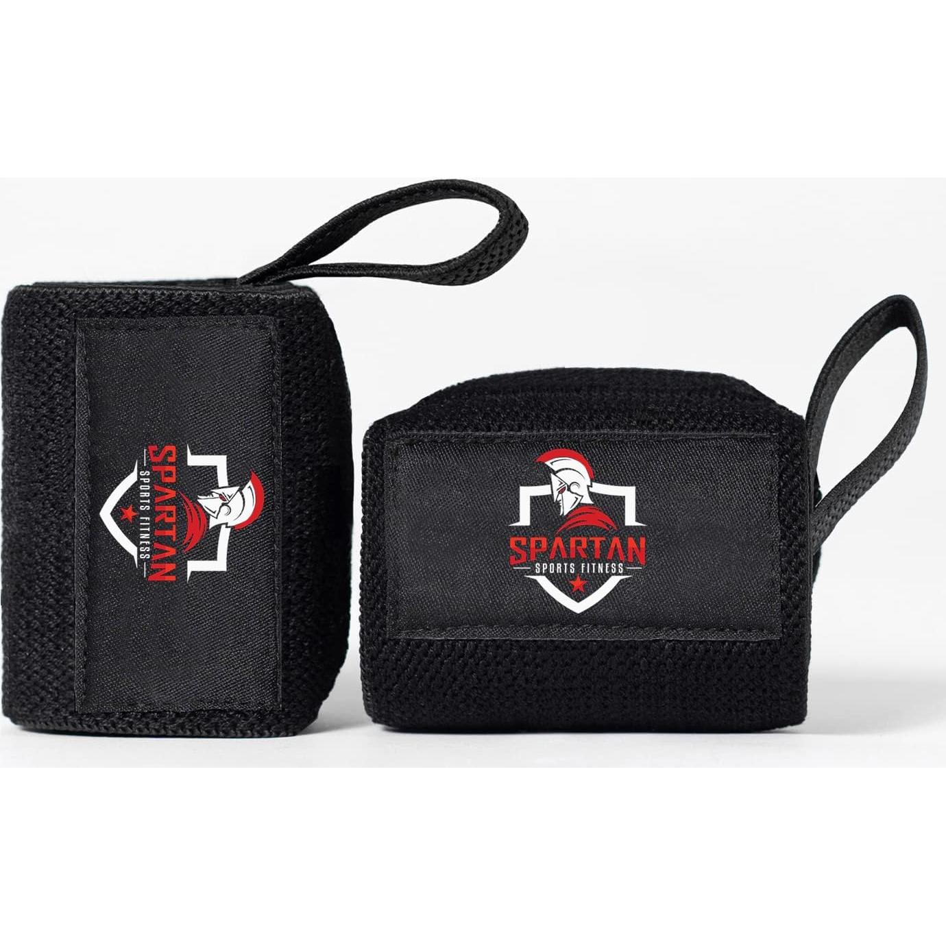 Envolturas de Muñeca Spartan WSWSBK1 para Levantamiento de Pesas