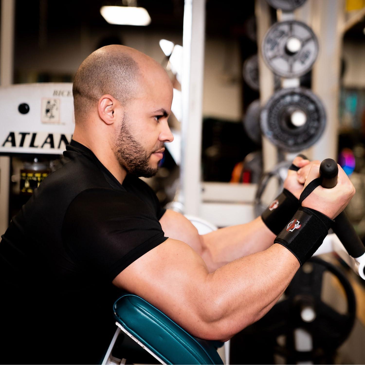 Envolturas de Muñeca Spartan WSWSBK1 para Levantamiento de Pesas