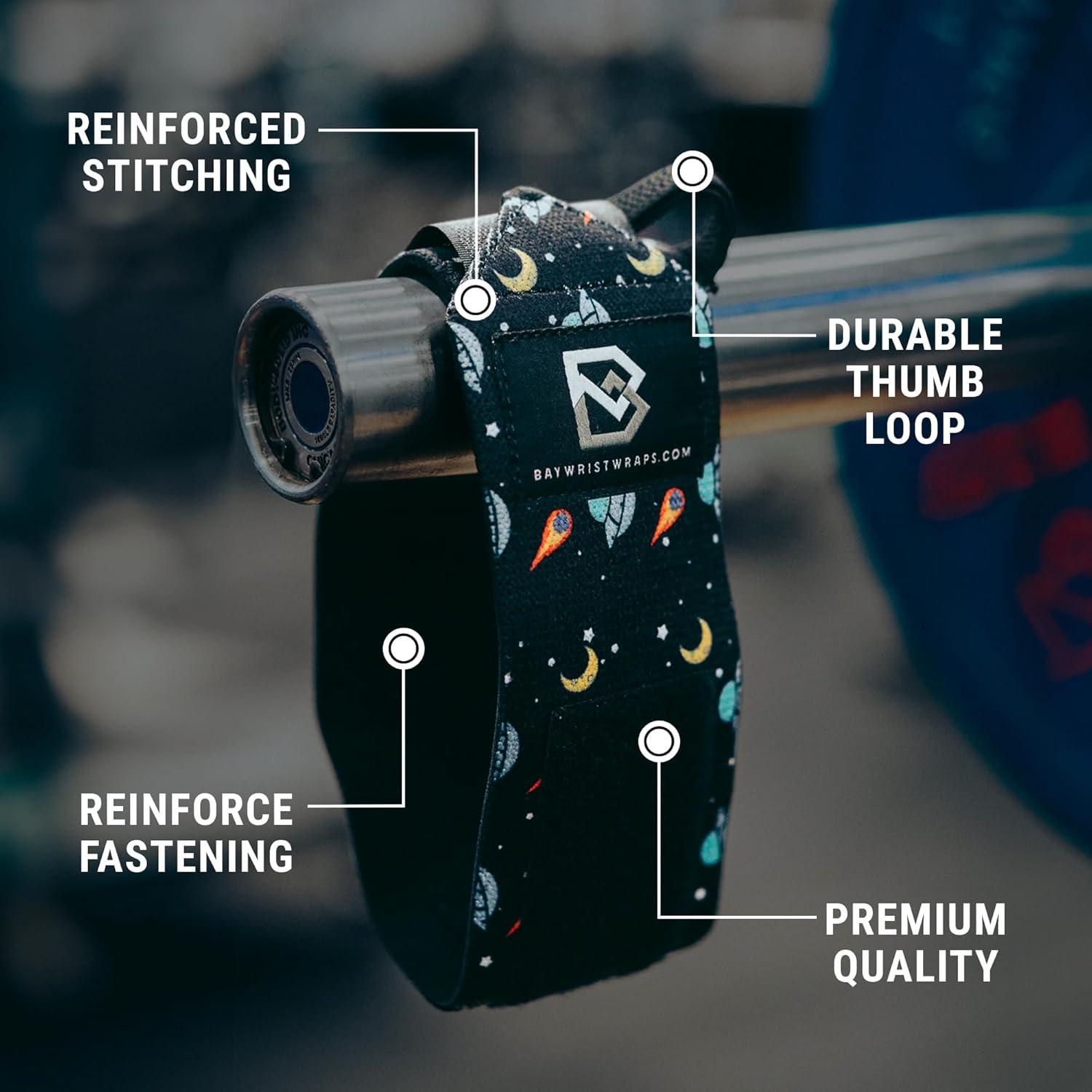 Faja de Muñeca Bay Wrist Wraps - Ajustable, Talla Única, Hawaiano Táctico