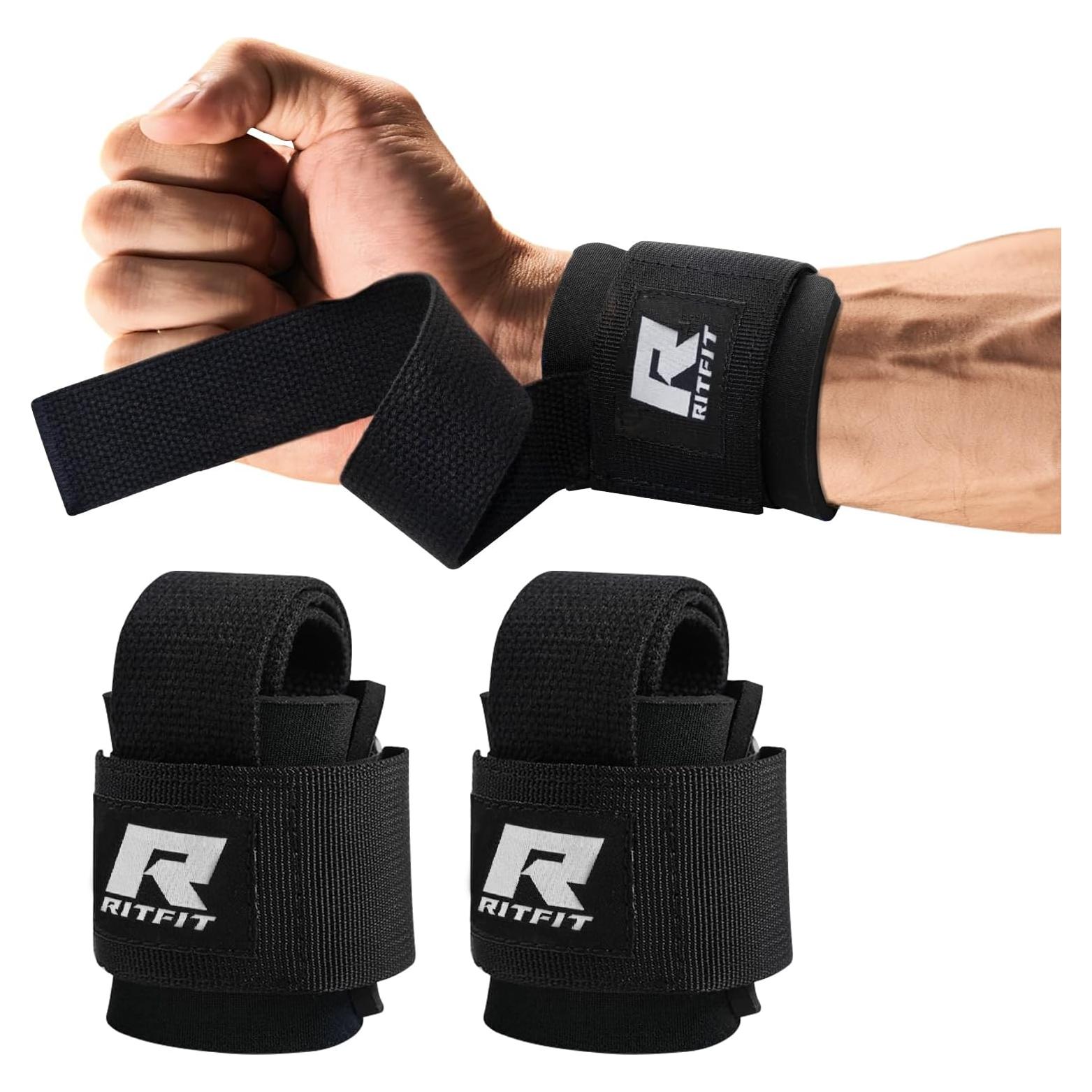 Correas de Muñeca RitFit para Levantamiento de Pesas - Neopreno