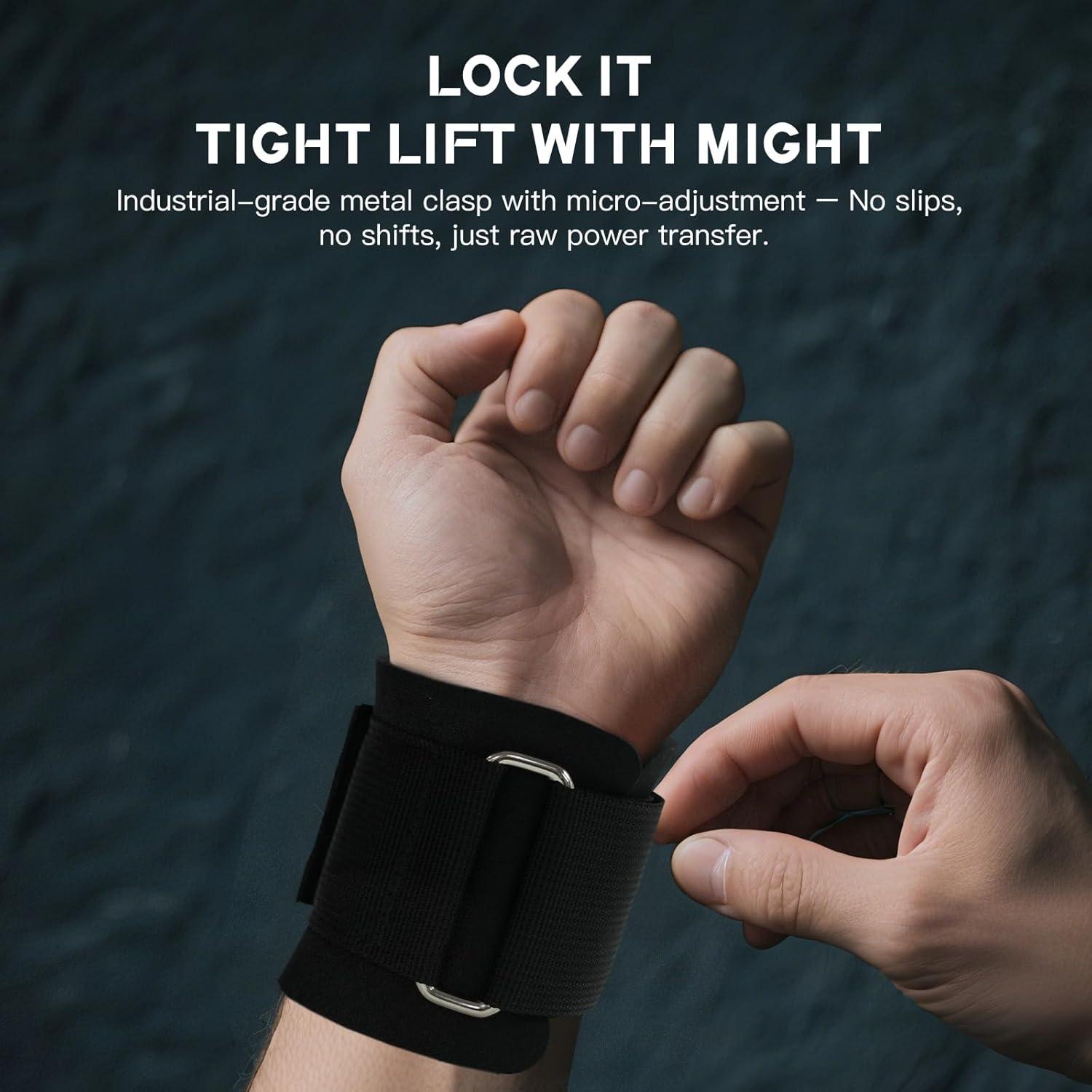 Correas de Muñeca RitFit para Levantamiento de Pesas - Neopreno