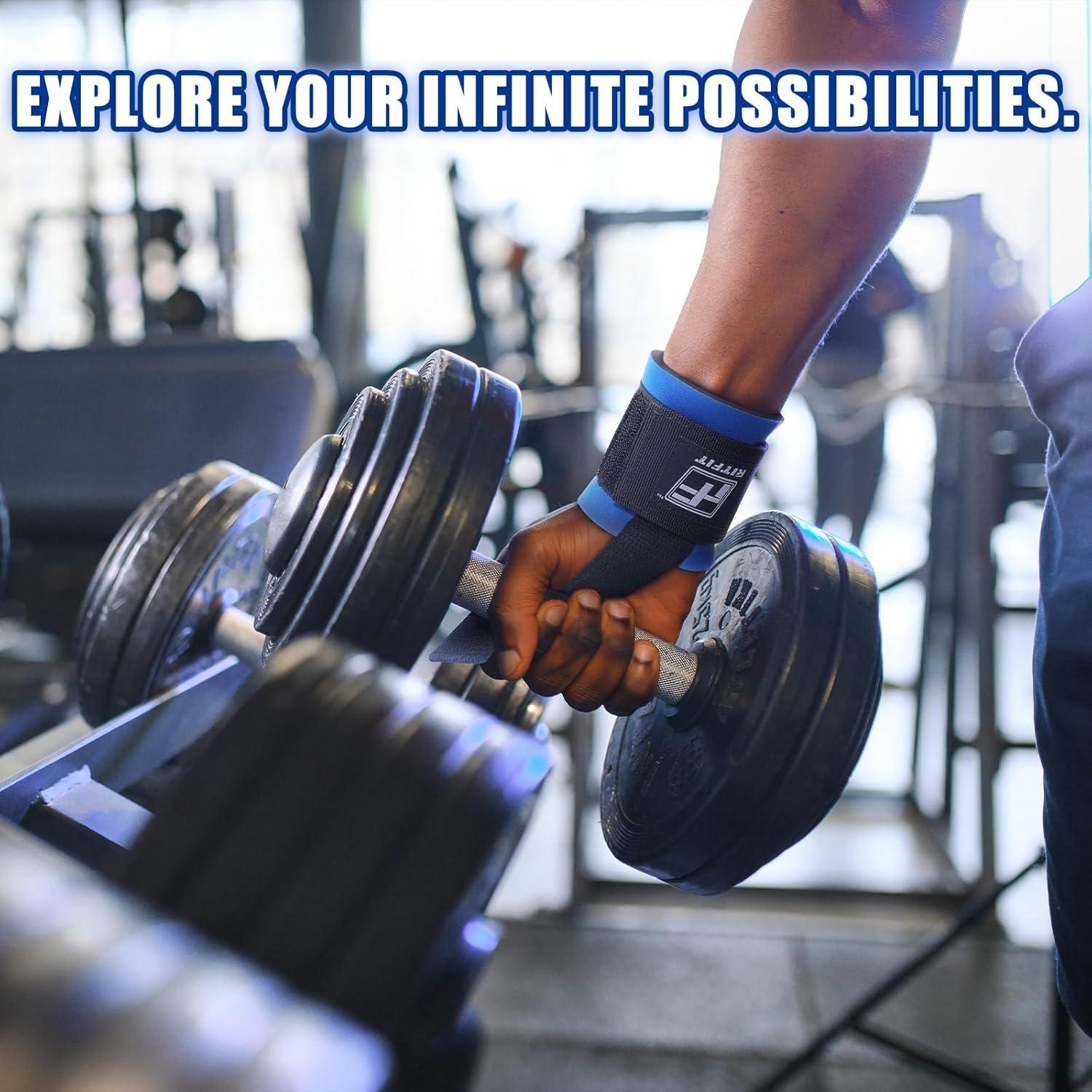 Correas de Muñeca RitFit para Levantamiento de Pesas - Neopreno