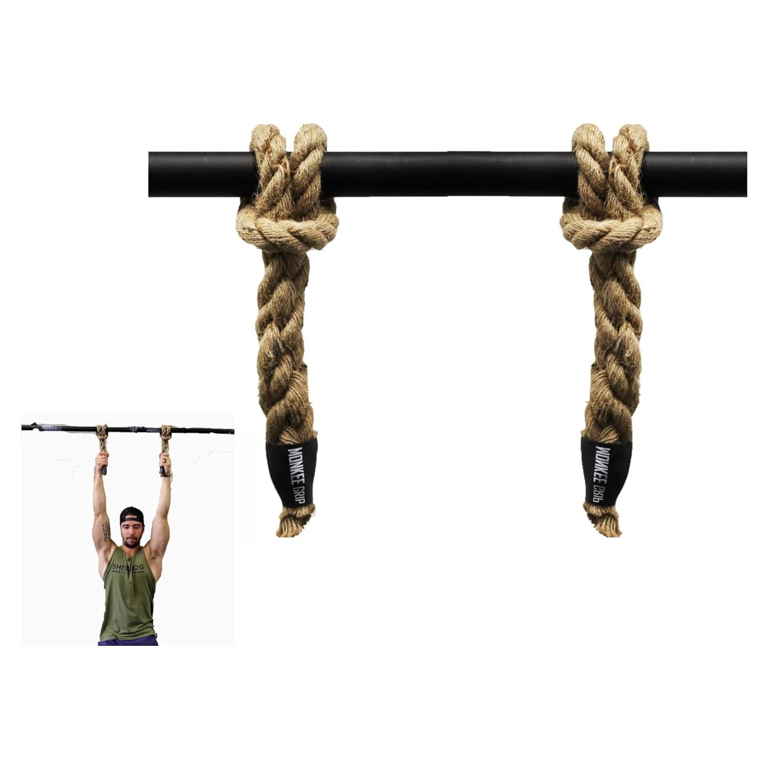 Agarres de Cuerda Monkee Grip - Mejora Fuerza y Resistencia