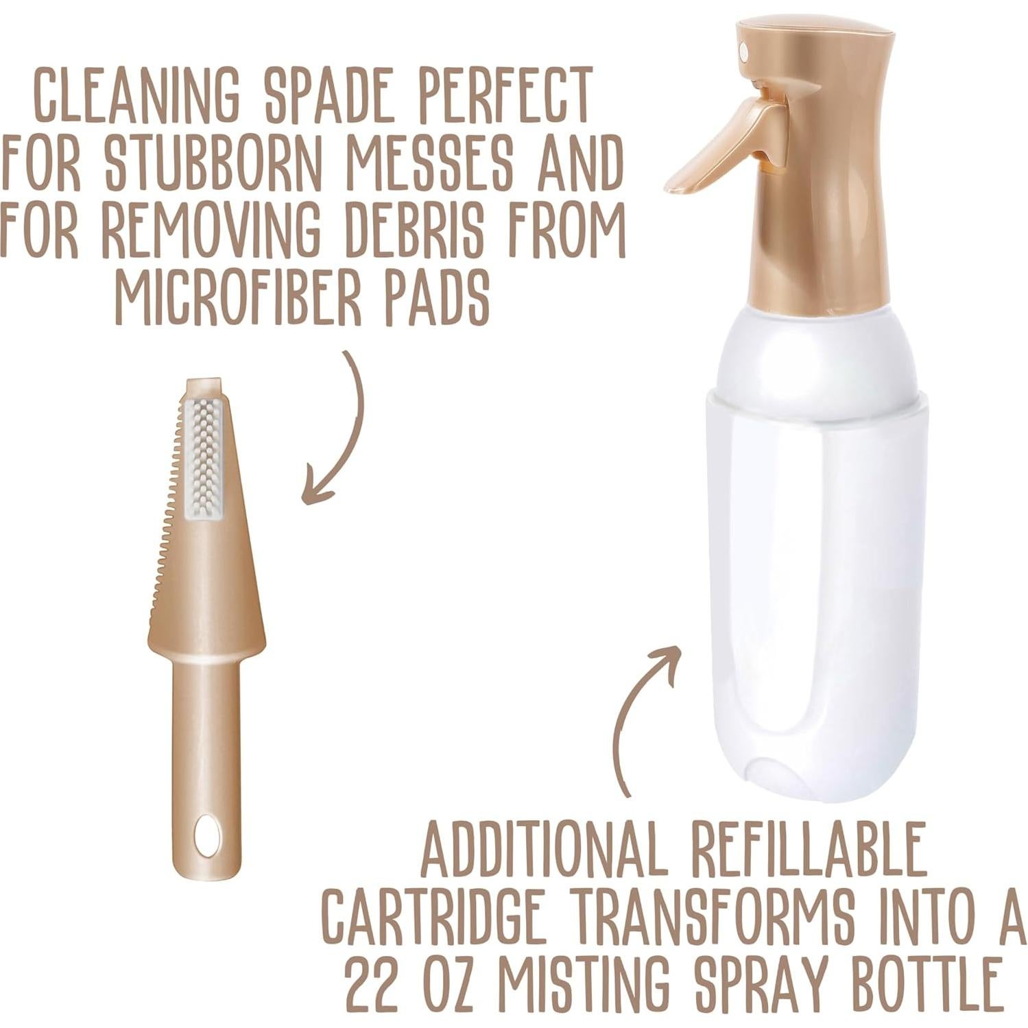 Kit de Mopa Rociadora Quick Shine 11 Piezas - Limpieza Profesional