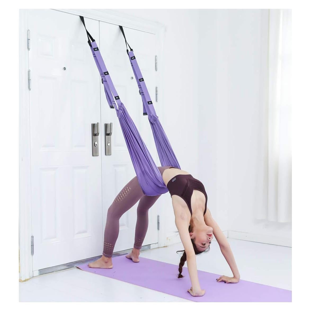 Correa de Estiramiento de Piernas Diamerd 160 cm Nylon Púrpura