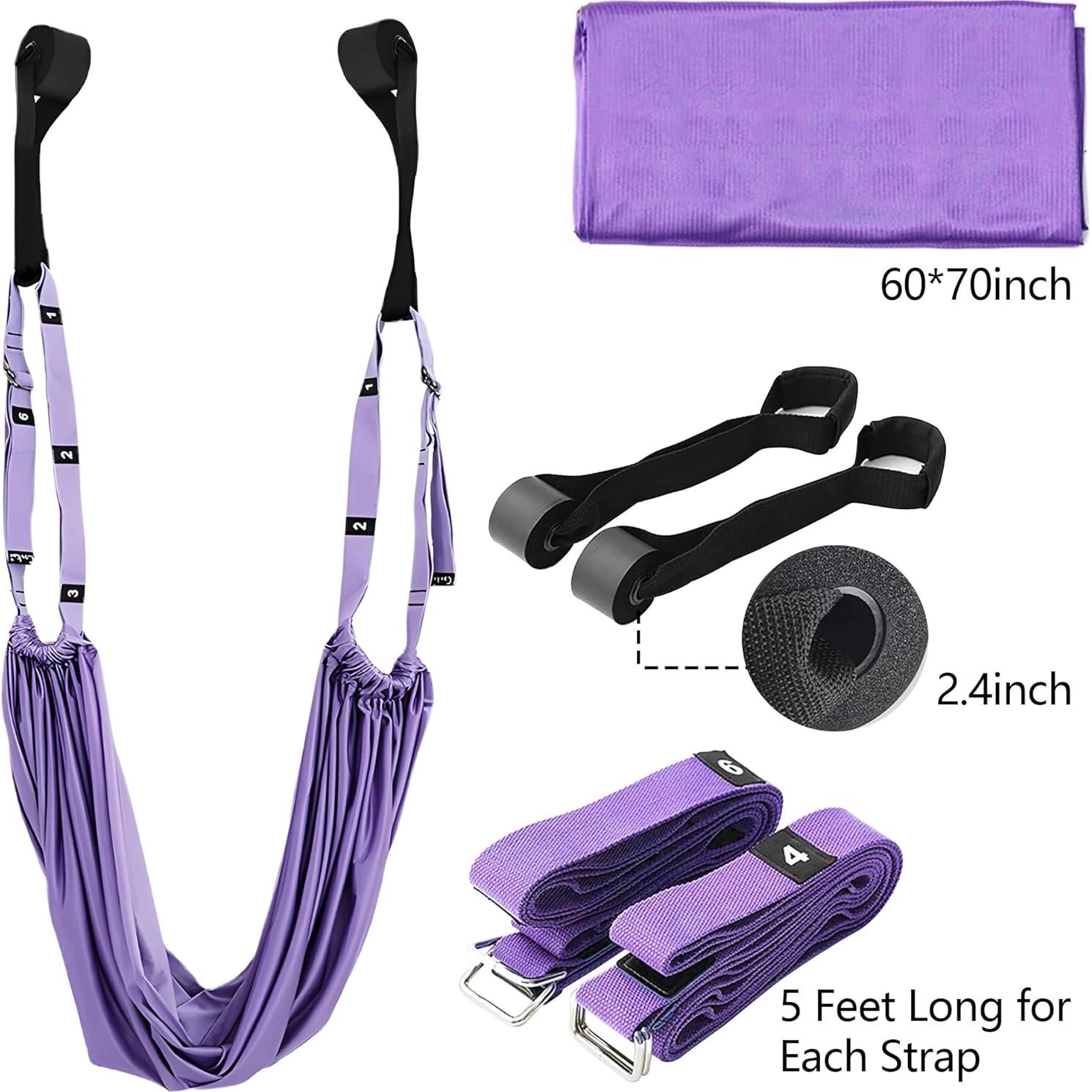 Correa de Estiramiento de Piernas Diamerd 160 cm Nylon Púrpura