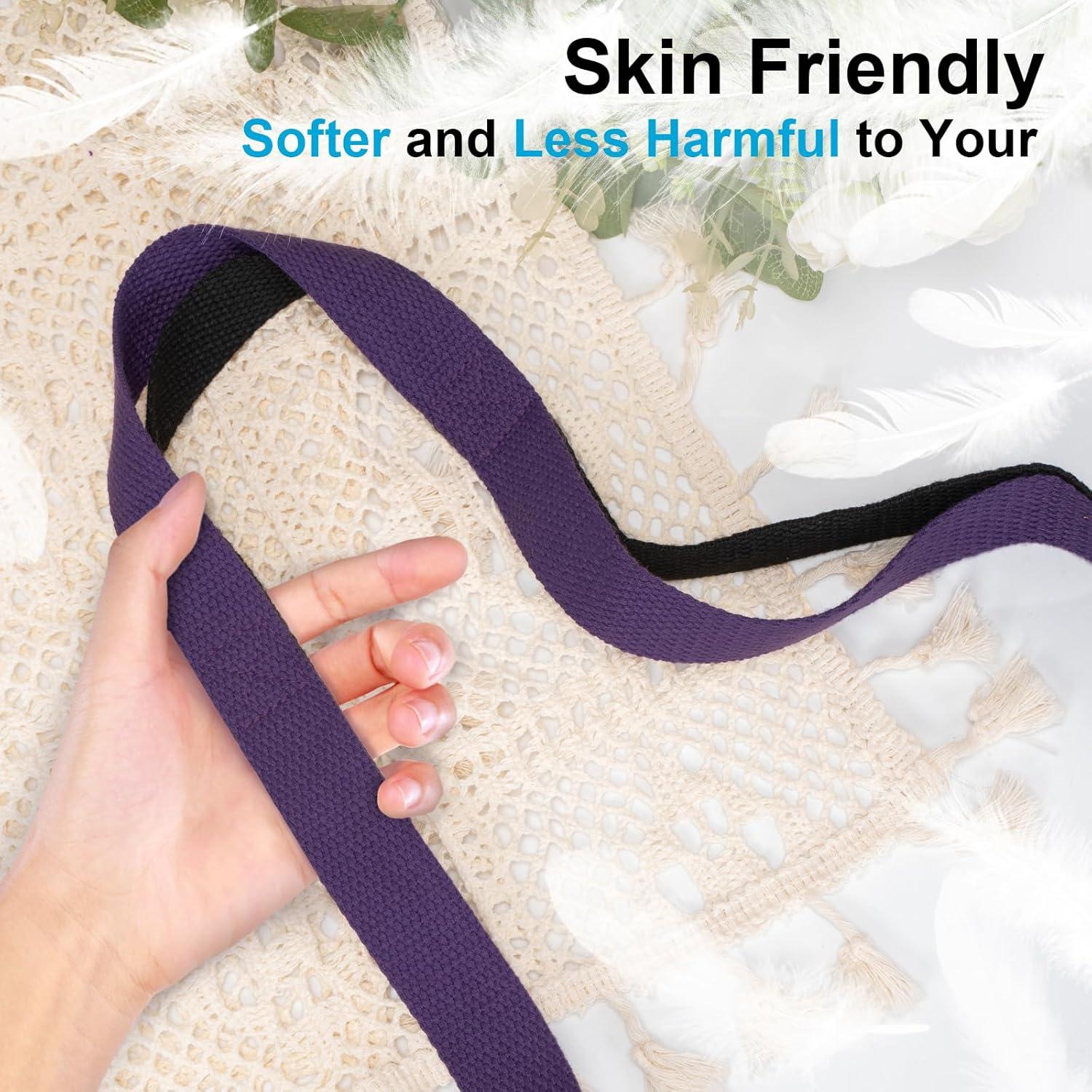 Correa de Yoga Amrules 200 cm con 10 Bucles para Estiramiento