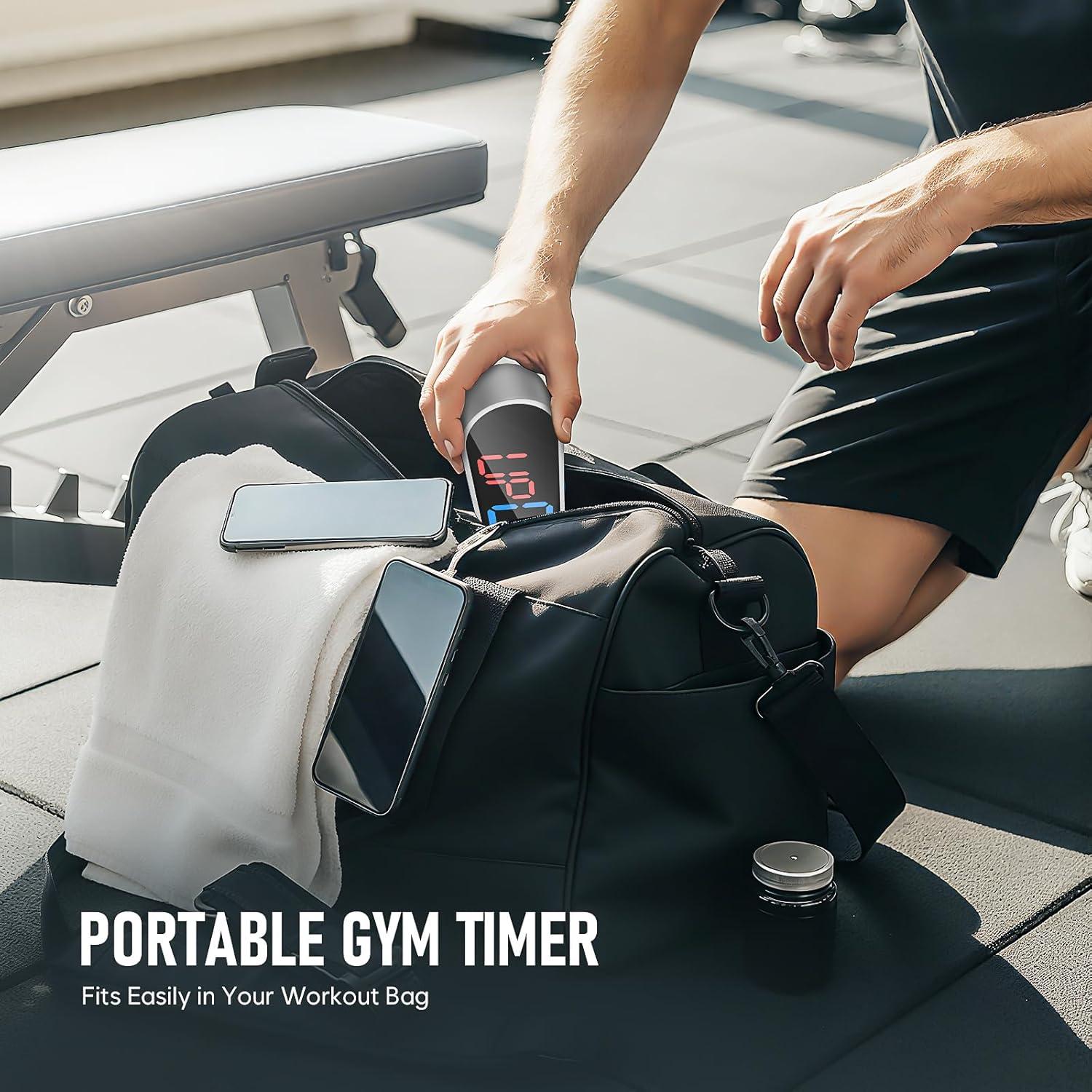 Temporizador de Gimnasio Dienmern Portátil con Imán Fuerte