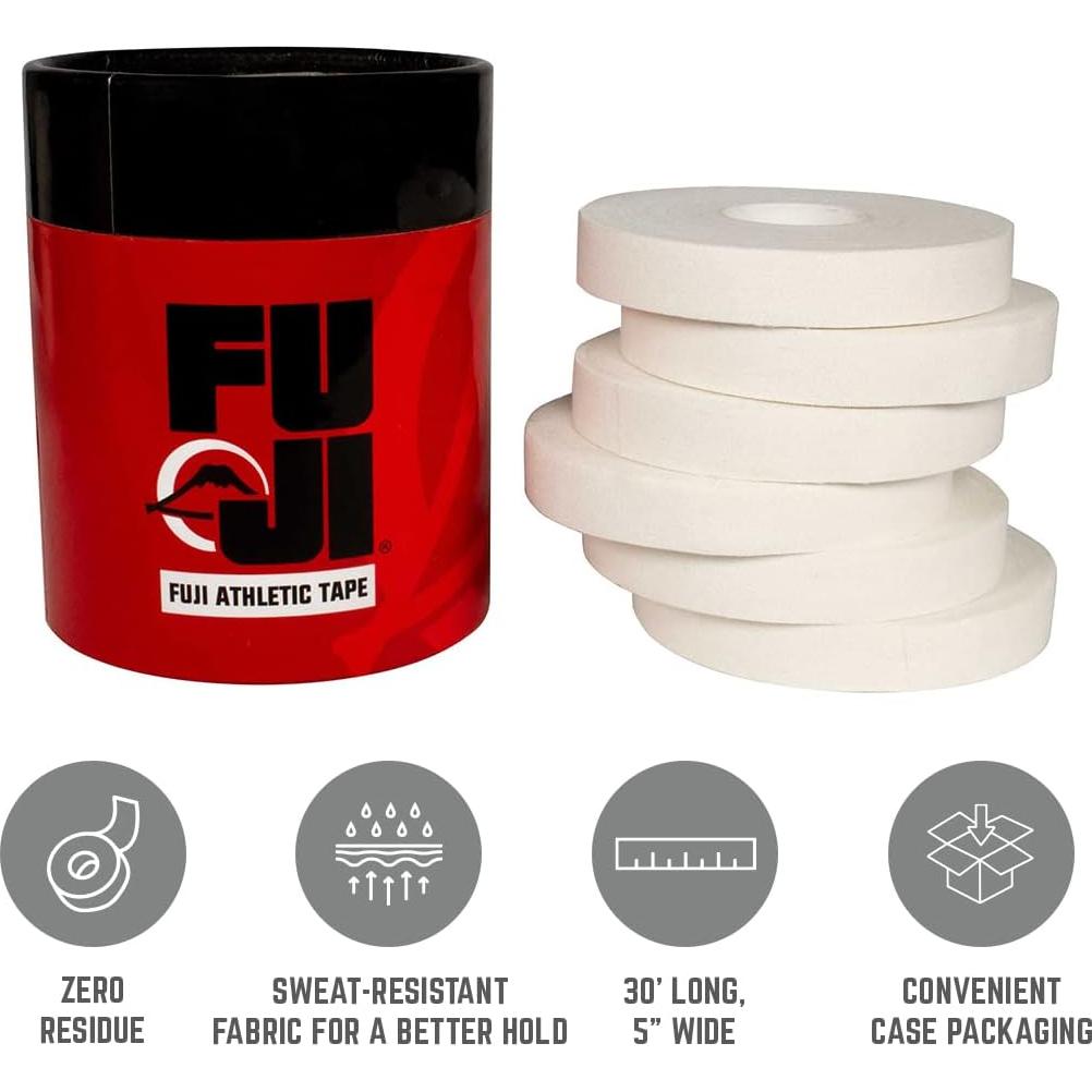 Cinta para Dedos de Jiu-Jitsu y Judo FUJI - 6 Rollos 30 pies