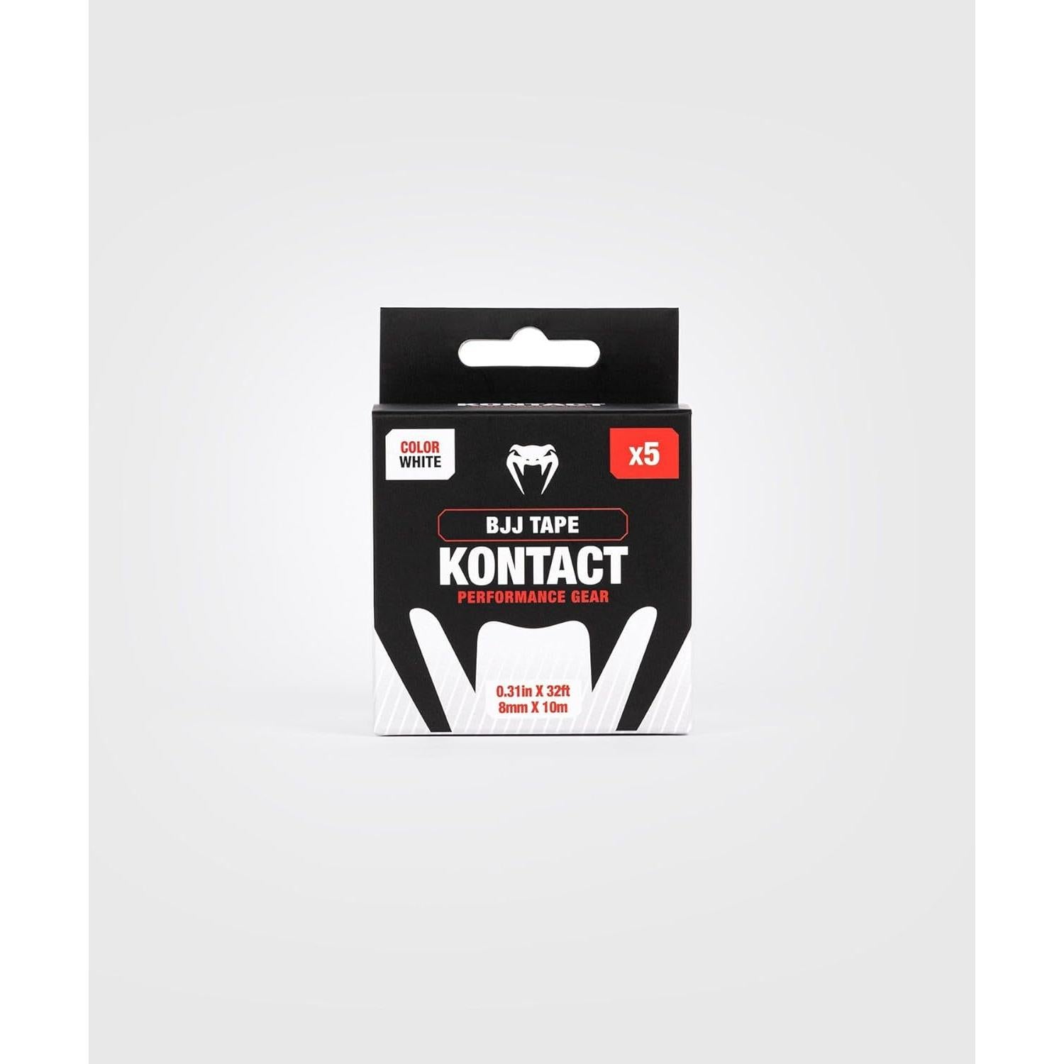 Cinta para Dedos Venum Kontact BJJ - Blanco y Negro - 0.09 kg