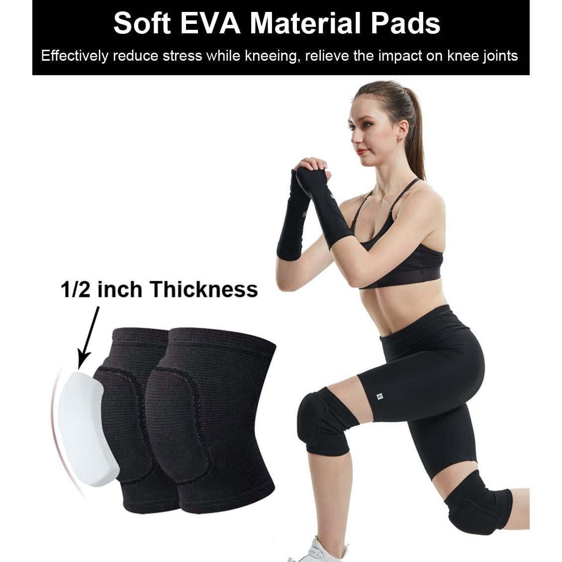 Rodilleras Suaves y Transpirables SUJAYU para Deportes - Grande