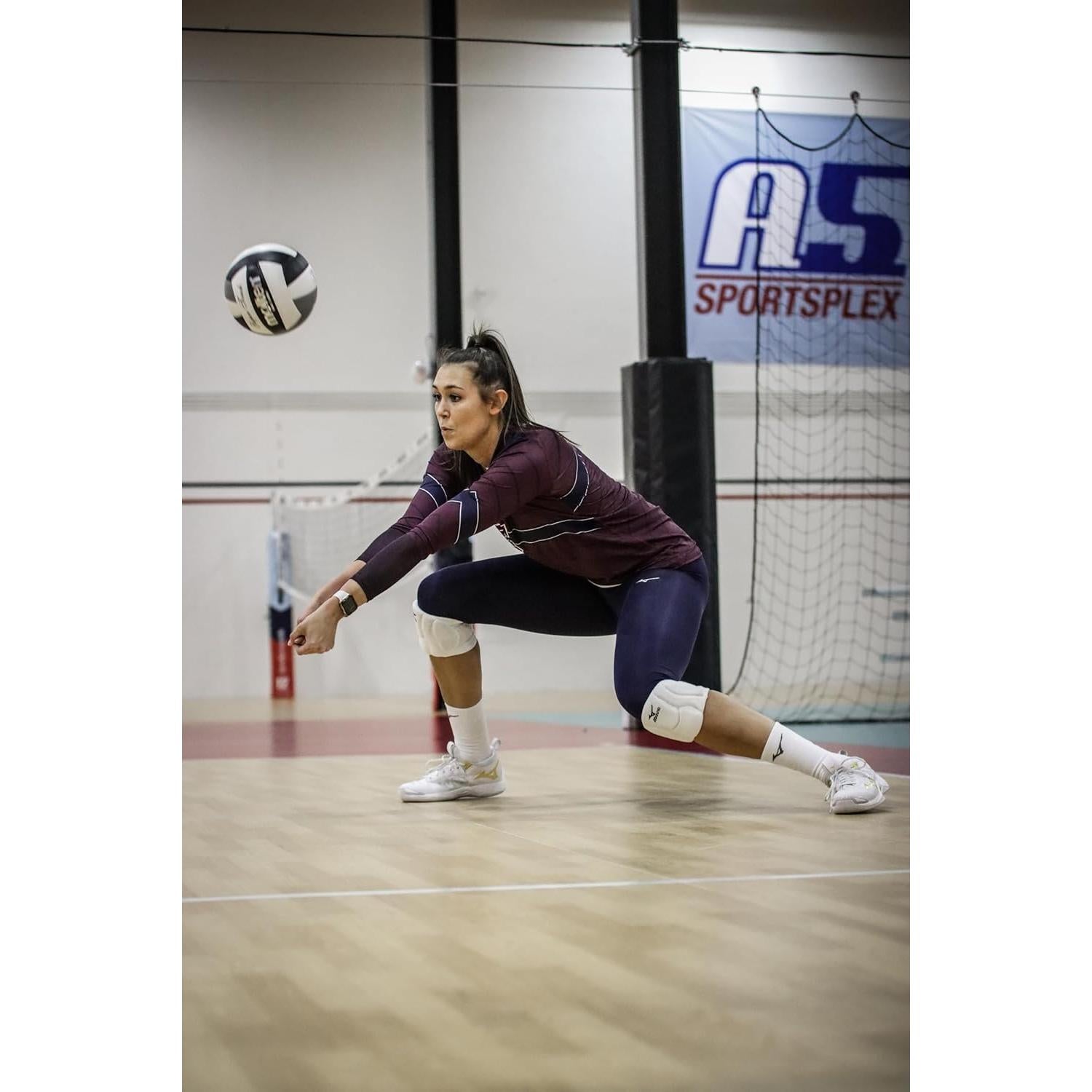 Rodillera de Voleibol Mizuno T10 Plus Negra Talla Única