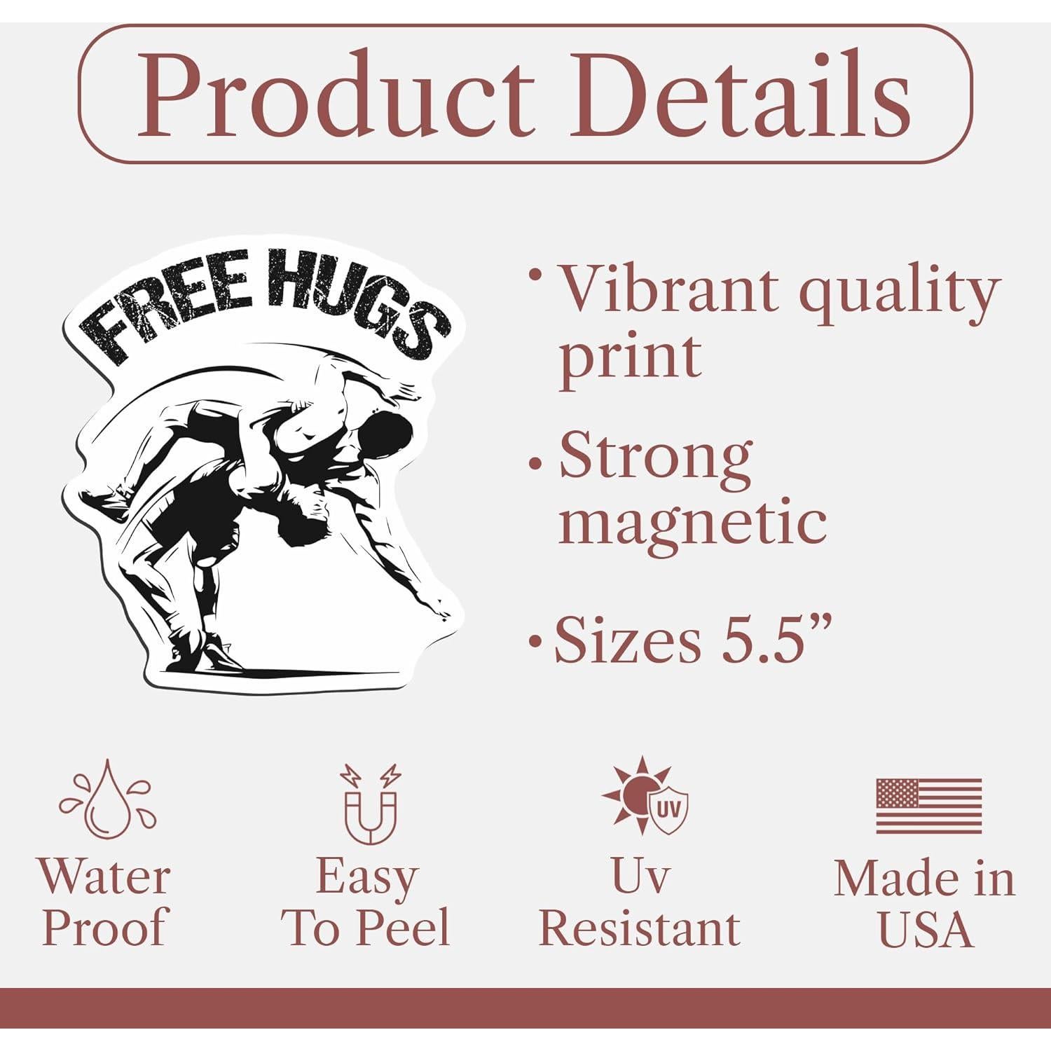 Imán de Lucha Libre TAYTA 13.97cm Reutilizable para Decoración