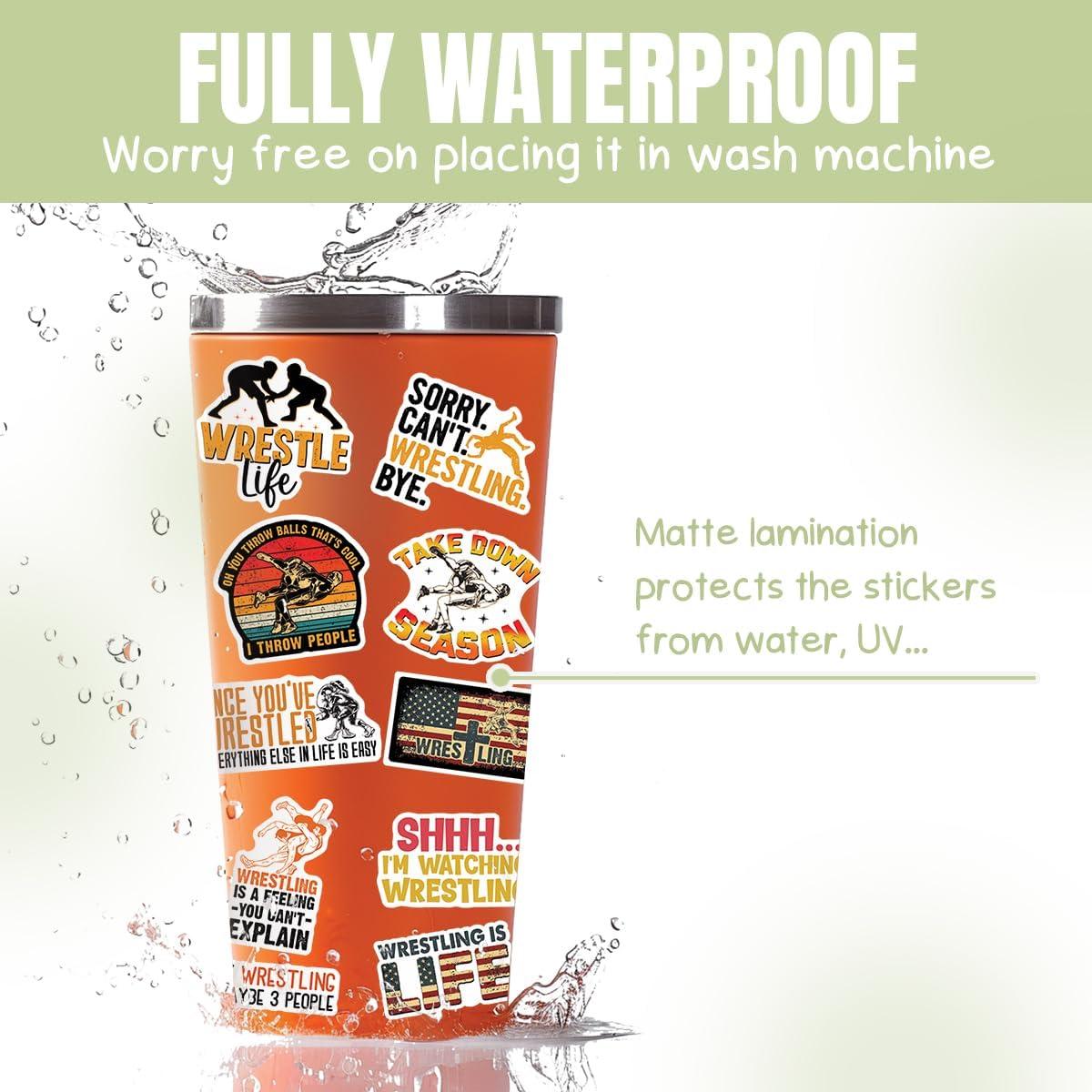 Hoja de Stickers Lucha Libre TAYTA 10pcs Vinilo Impermeable