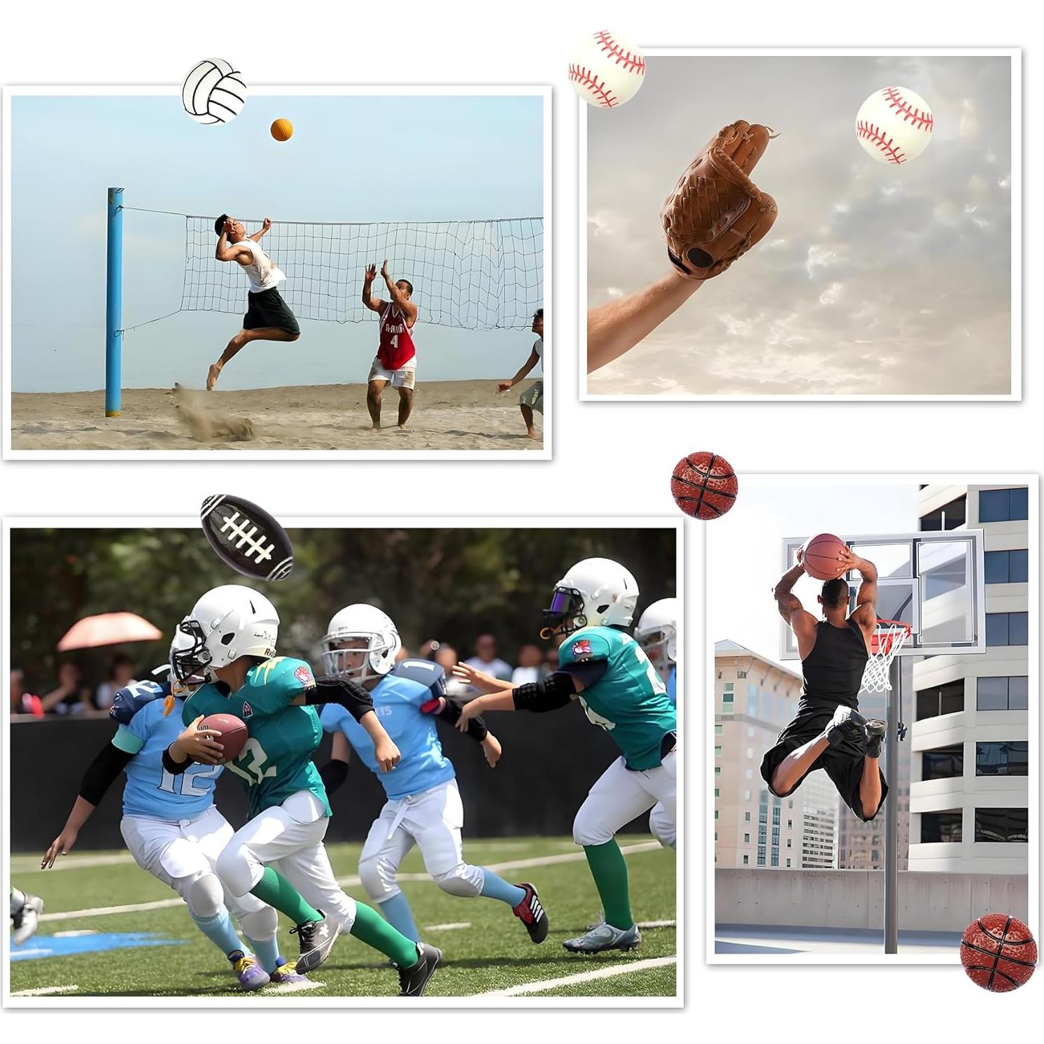 Imanes Decorativos de Baloncesto KEYDUACU - 12 Piezas 3D