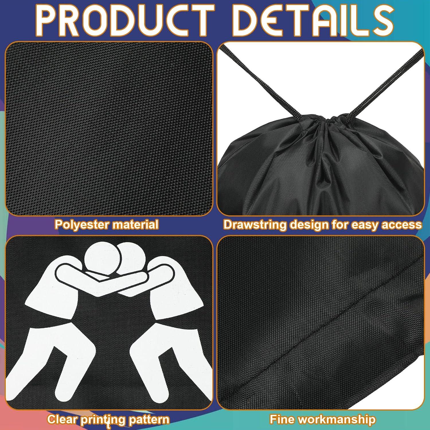 Mochila de Cuerda Chunful 6 Piezas Negra para Deportes