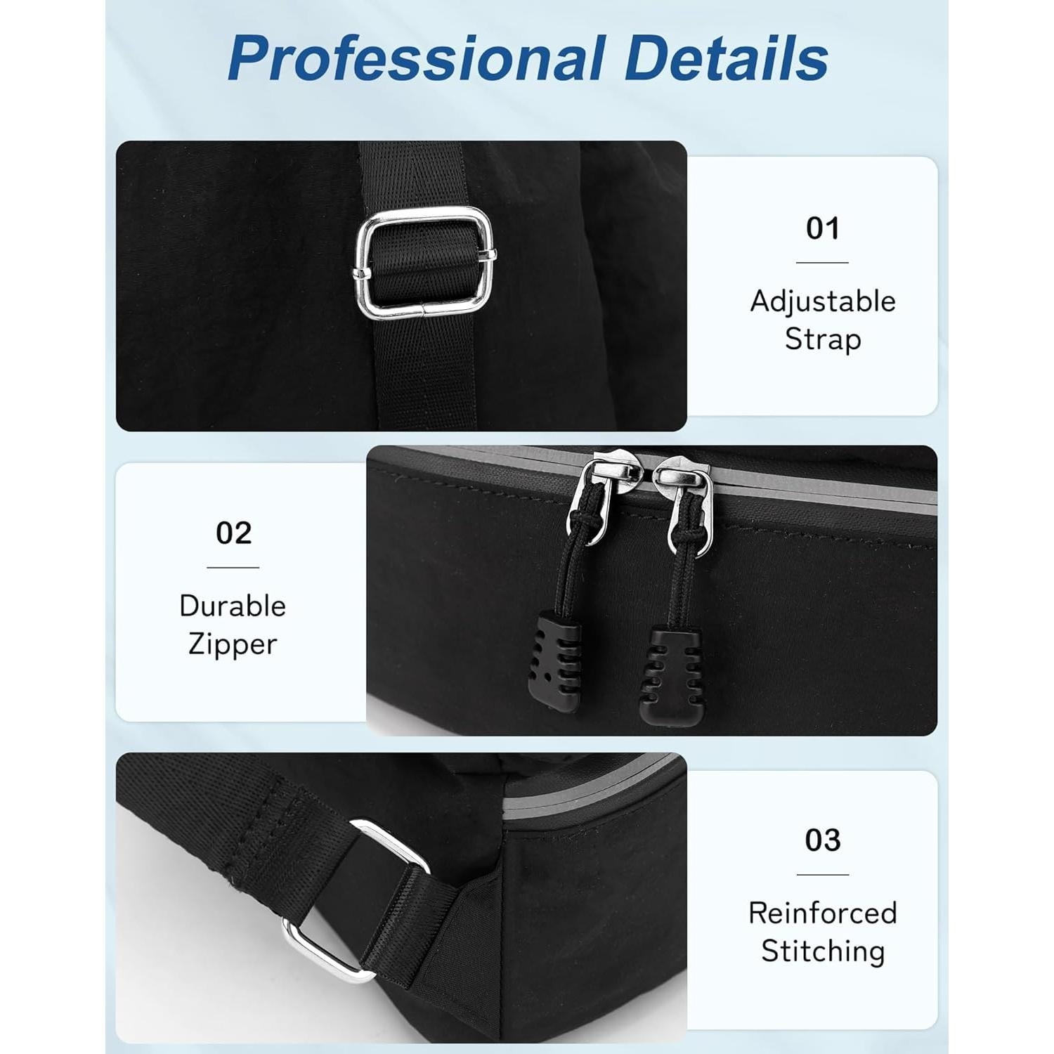 Mochila Deportiva JELUTAR Resistente al Agua 28L Negra