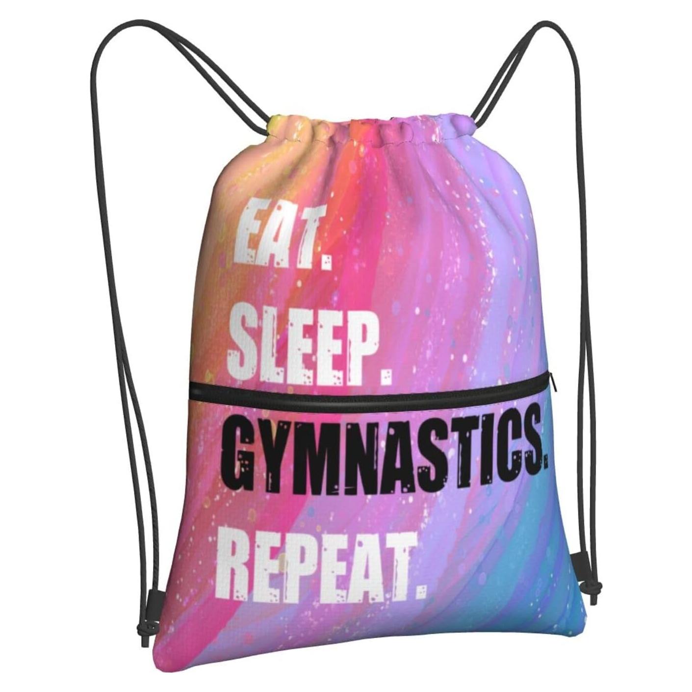 Mochila de Cuerda Impermeable Qilerongrong 46x39cm Unisex