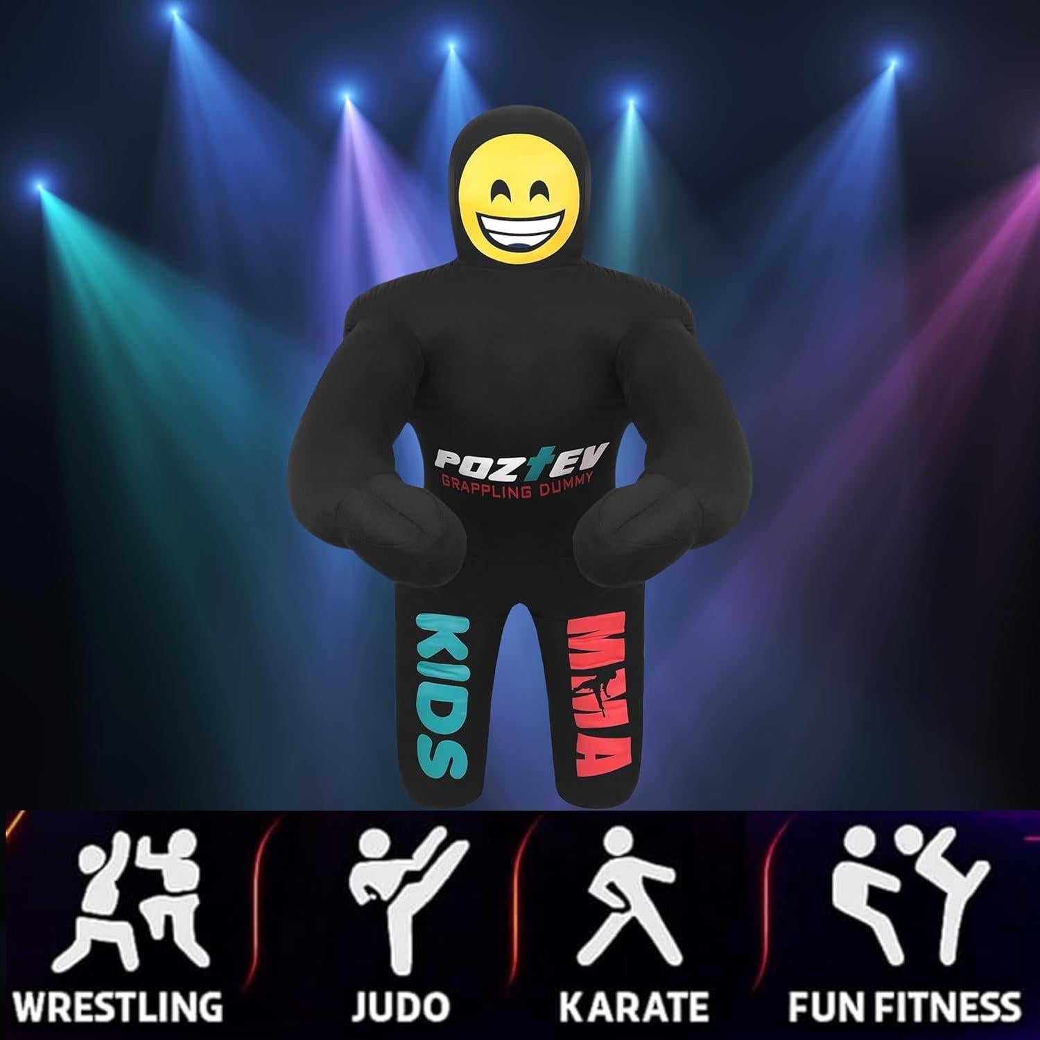 Muñeco de Grappling POZTEV 3 pies para Niños - Entrenamiento MMA