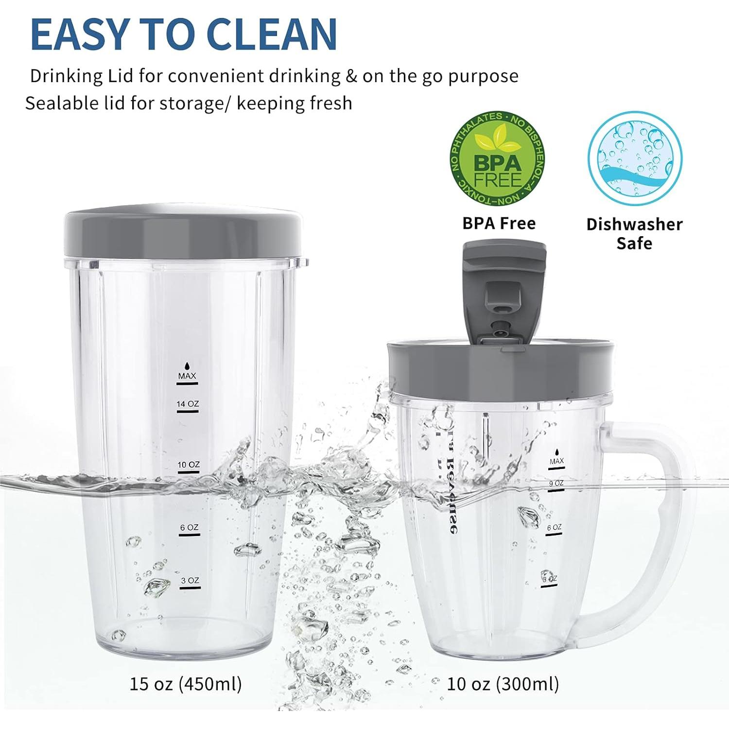 Licuadora Personal La Reveuse 250W 2 Tazas Libre BPA Azul