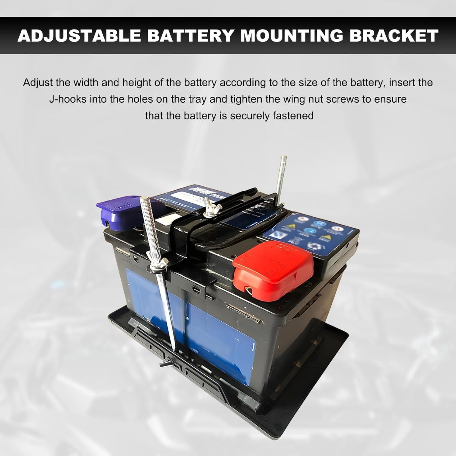 Soporte de Batería Ajustable FSTURIOS 27 cm Universal