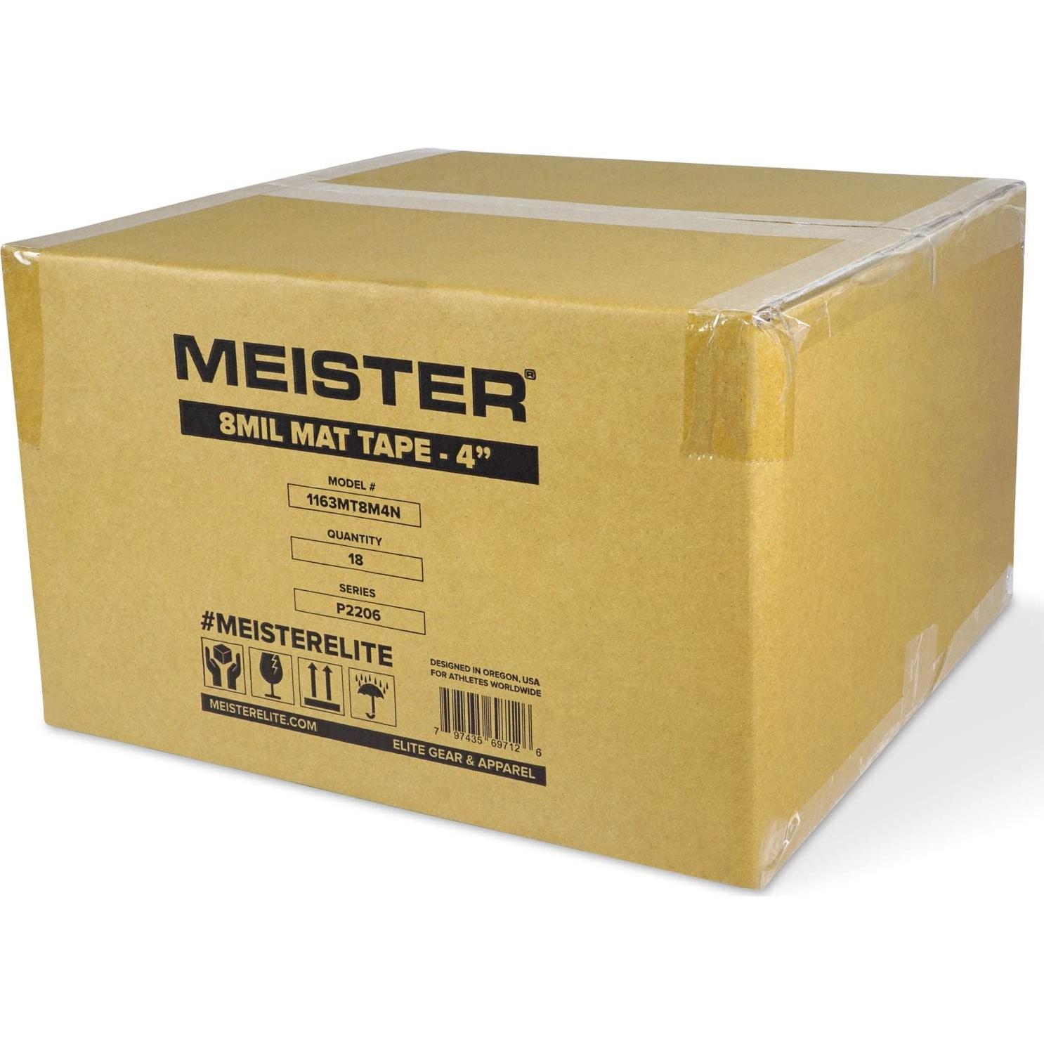 Cinta de Mat Deluxe Meister 10.16 cm x 25.6 m - Transparente