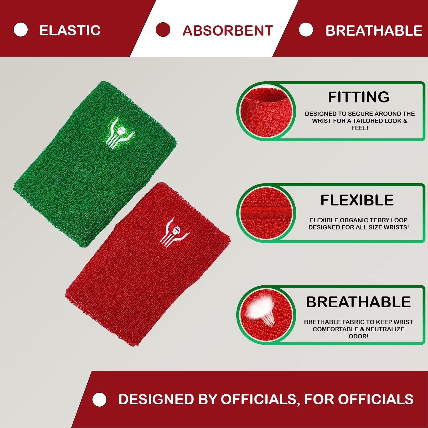 Pulseras de Lucha Gran Llamada Atletismo Rojo y Verde