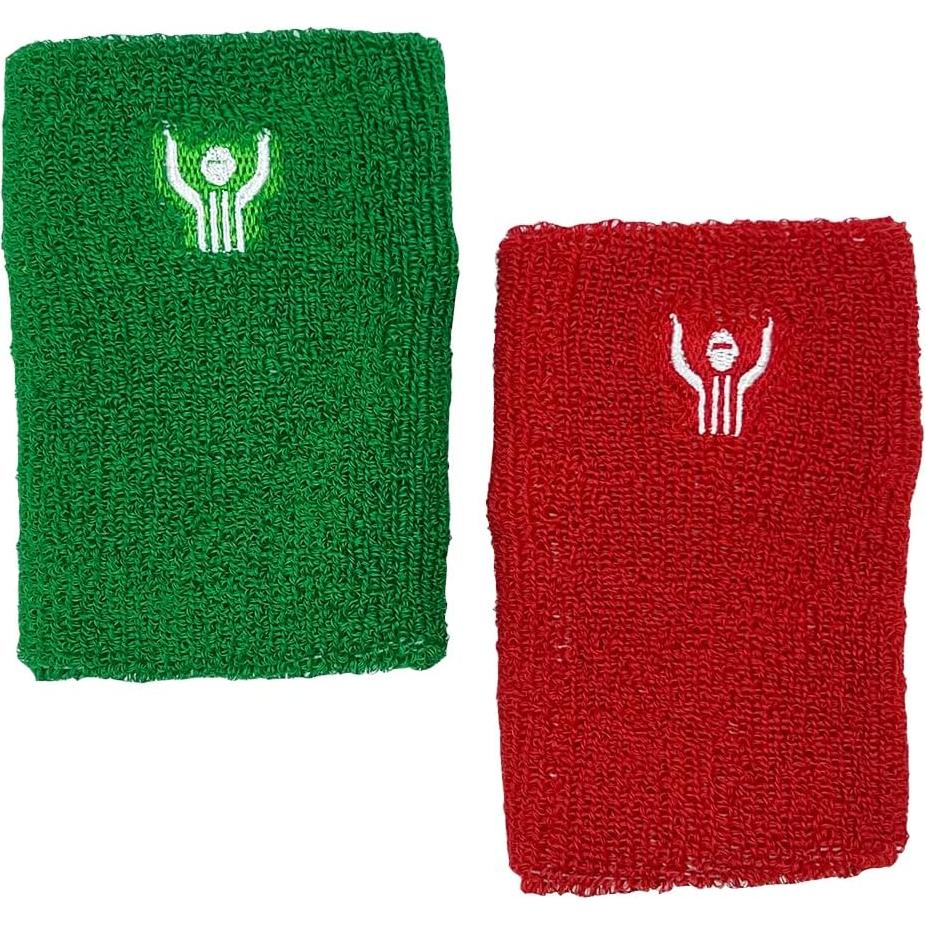 Pulseras de Lucha Gran Llamada Atletismo Rojo y Verde