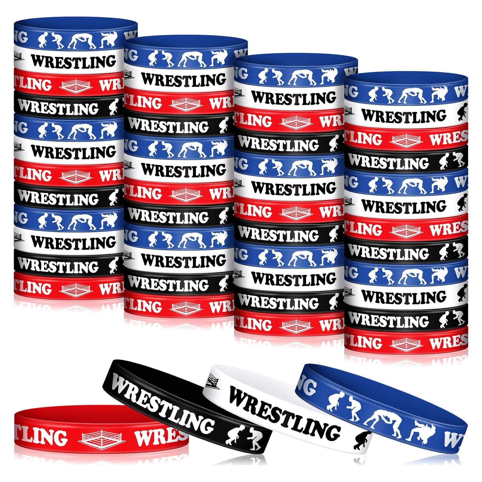 Pulseras de Silicona de Lucha Quelay - 100 Pcs, 20.19 cm