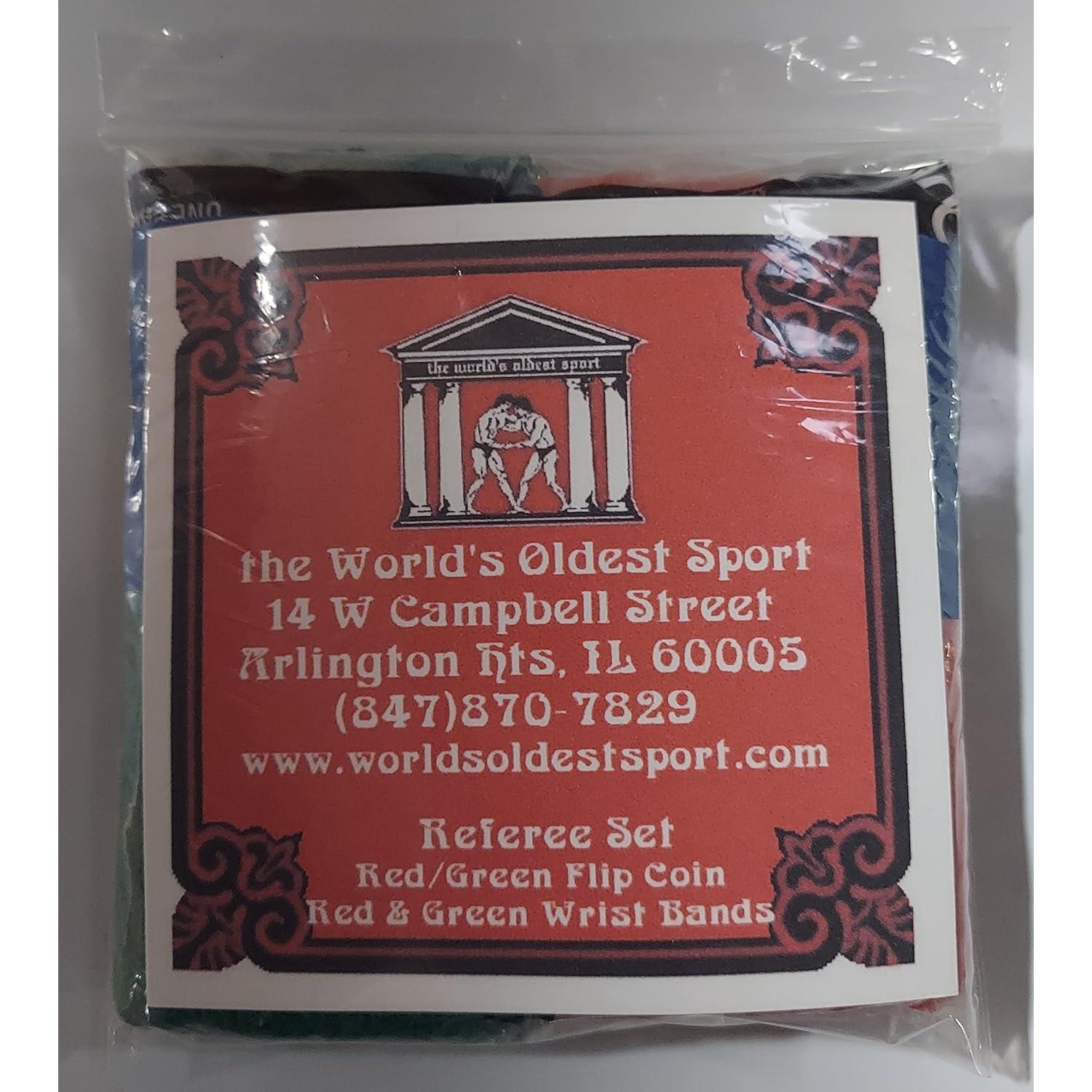 Paquete de Árbitro de Lucha Genérico - Muñequera y Moneda