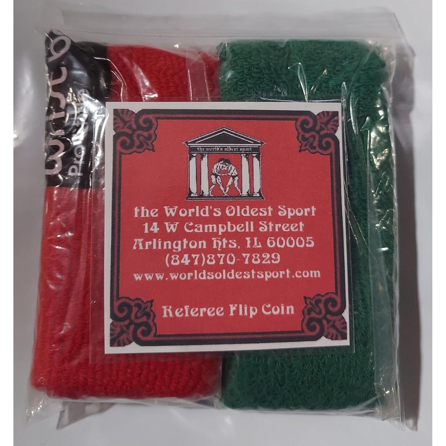 Paquete de Árbitro de Lucha Genérico - Muñequera y Moneda