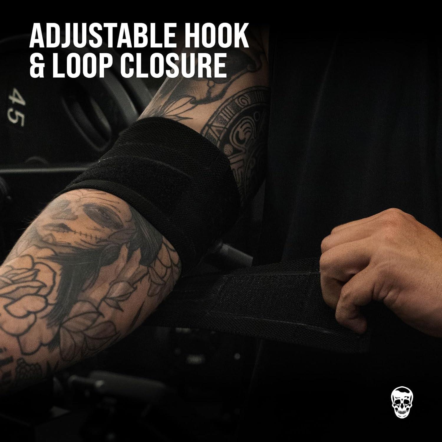 Fajas de Codo Gymreapers - Compresión Ajustable 101.6 cm (1 Par)