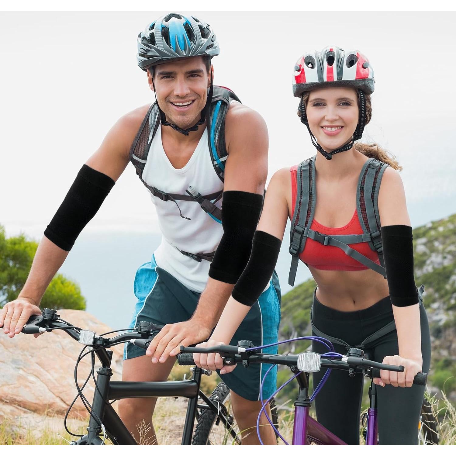 Manga de Compresión para Codo Ptwola - Soporte Transpirable Negro