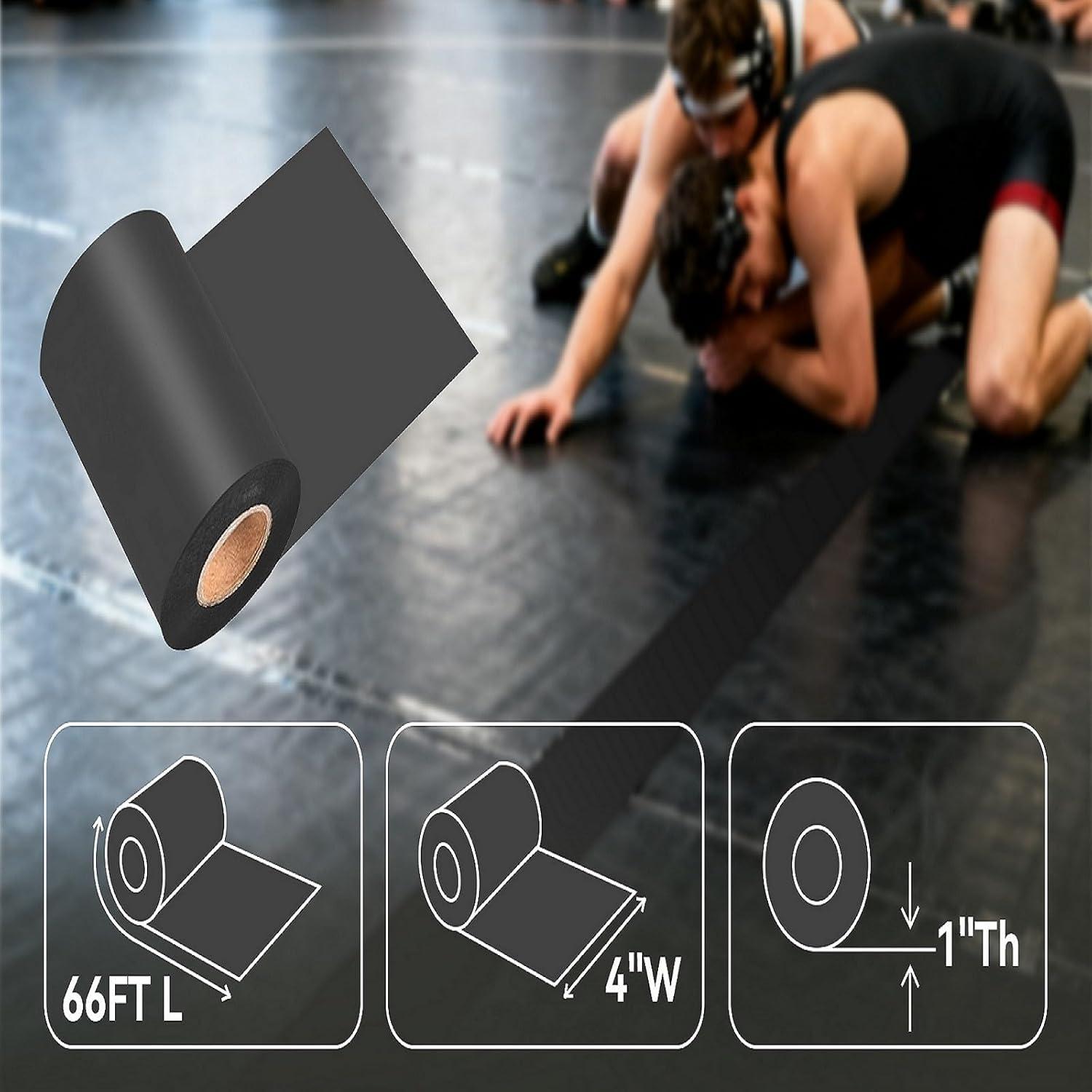 Cinta de Lucha Negra Joisonwoo - 10 Rollos 10.16 cm x 20.12 m