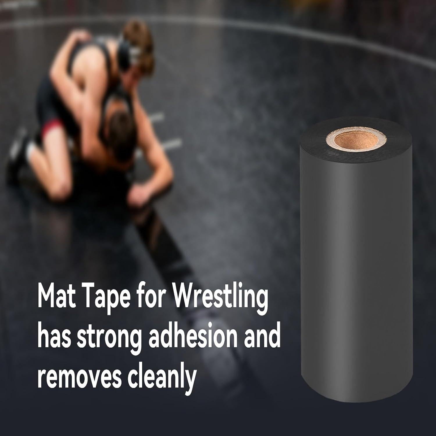 Cinta de Lucha Negra Joisonwoo - 10 Rollos 10.16 cm x 20.12 m