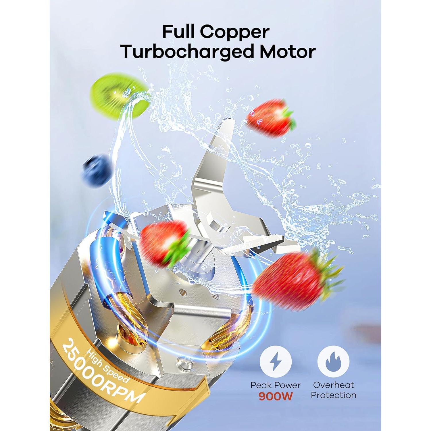 Licuadora Ganiza GB06 14 en 1 para Batidos y Smoothies