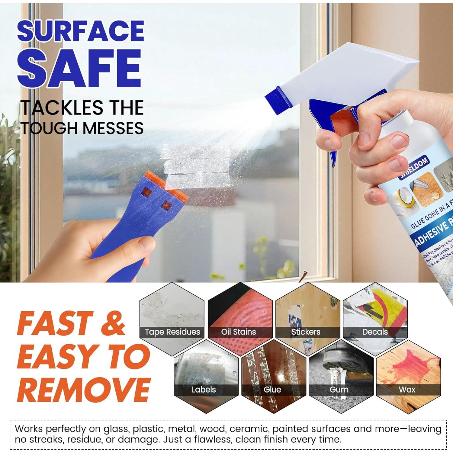 Removedor de Adhesivos SHIELDOM 200ml Multiusos Seguro